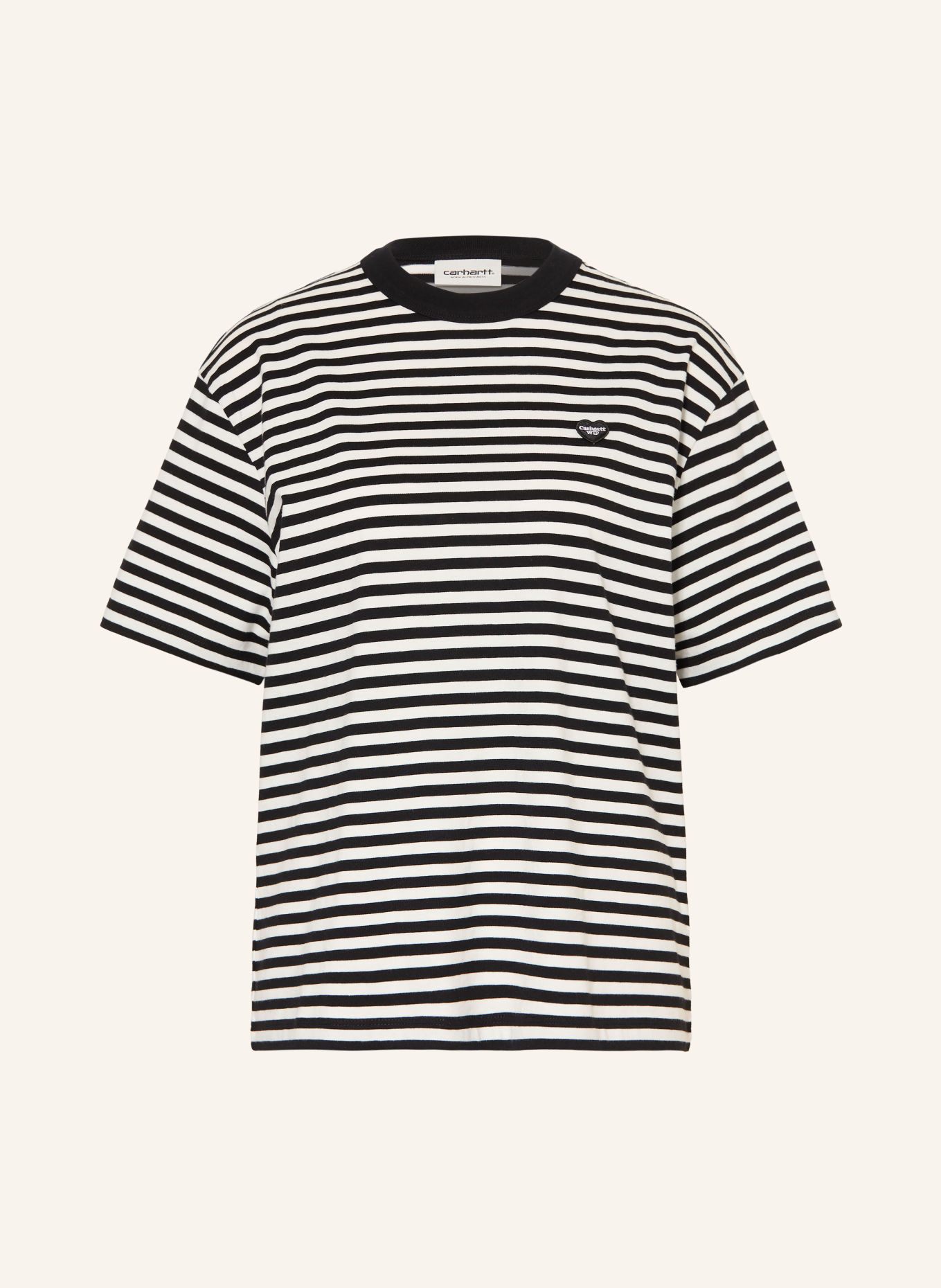 carhartt WIP ESSY T-shirt: BLACK / WHITE