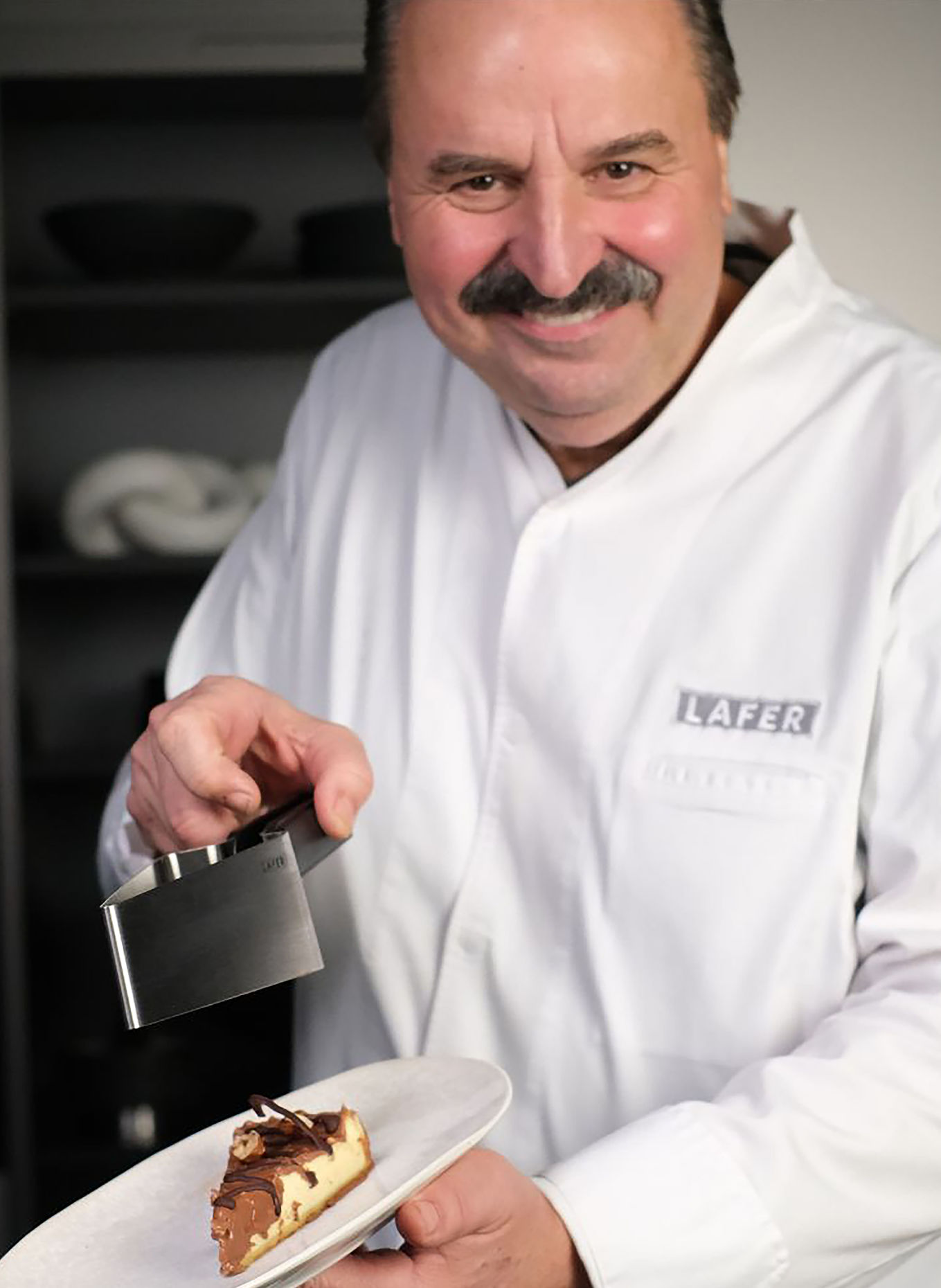 JOHANN LAFER EDITION Tortenheber und -schneider: SILBER / SCHWARZ