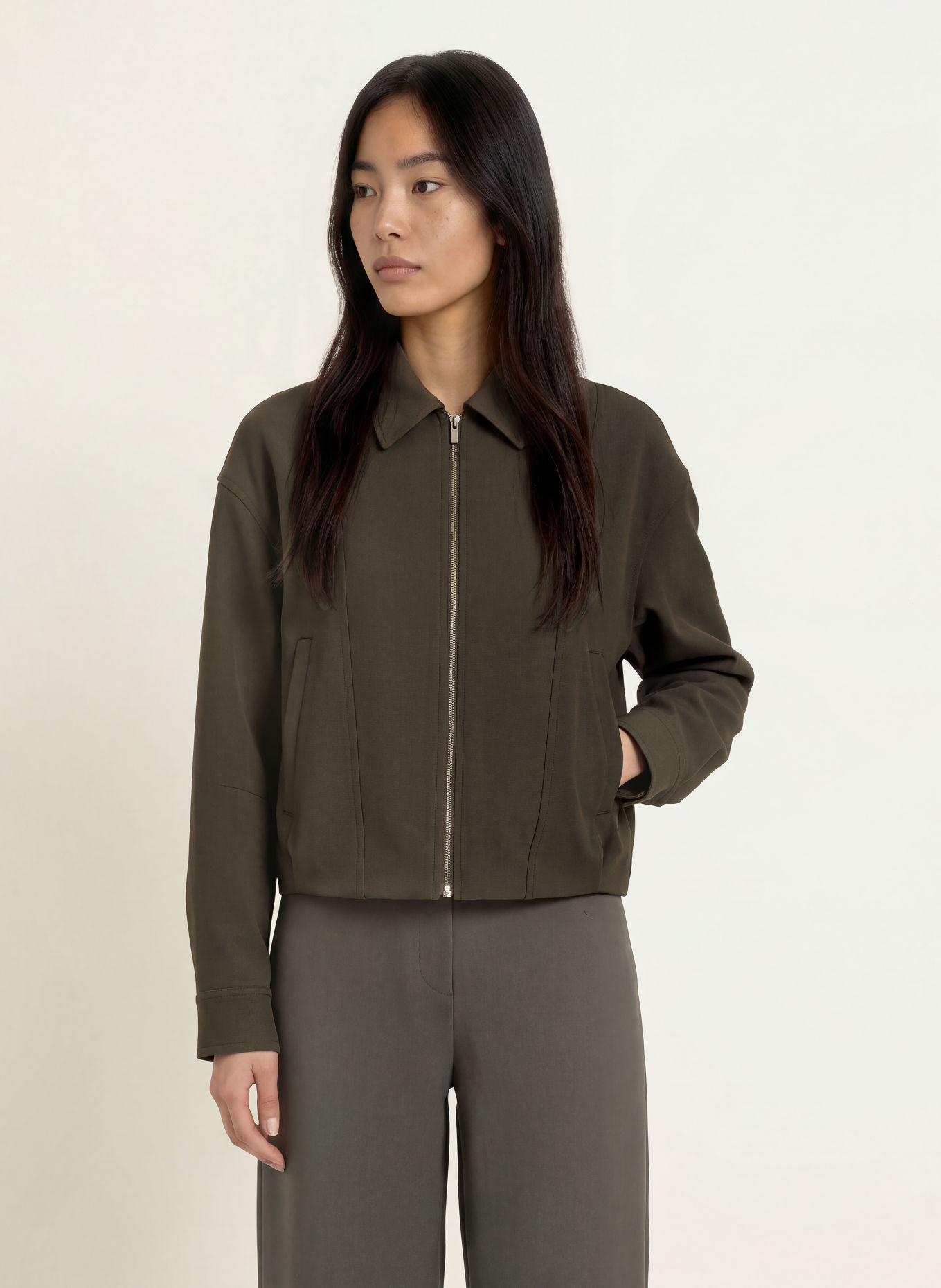 someday Blouson NEVY: KAKI