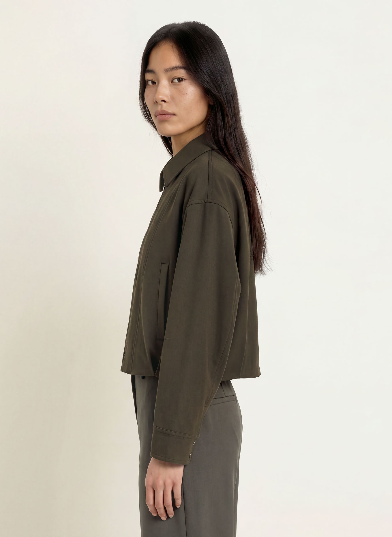 someday Blouson NEVY: KAKI