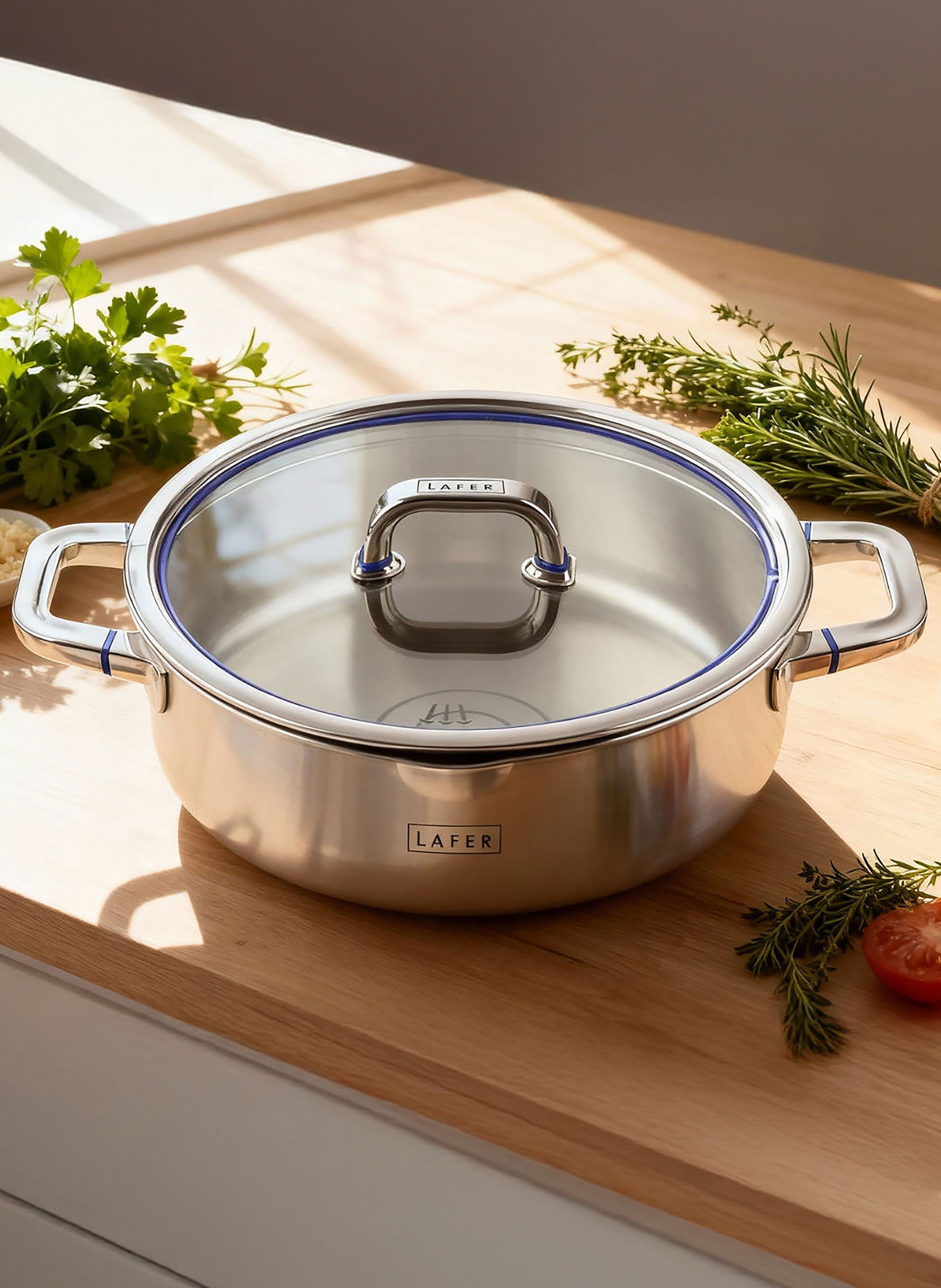 JOHANN LAFER EDITION Casserole: SILVER