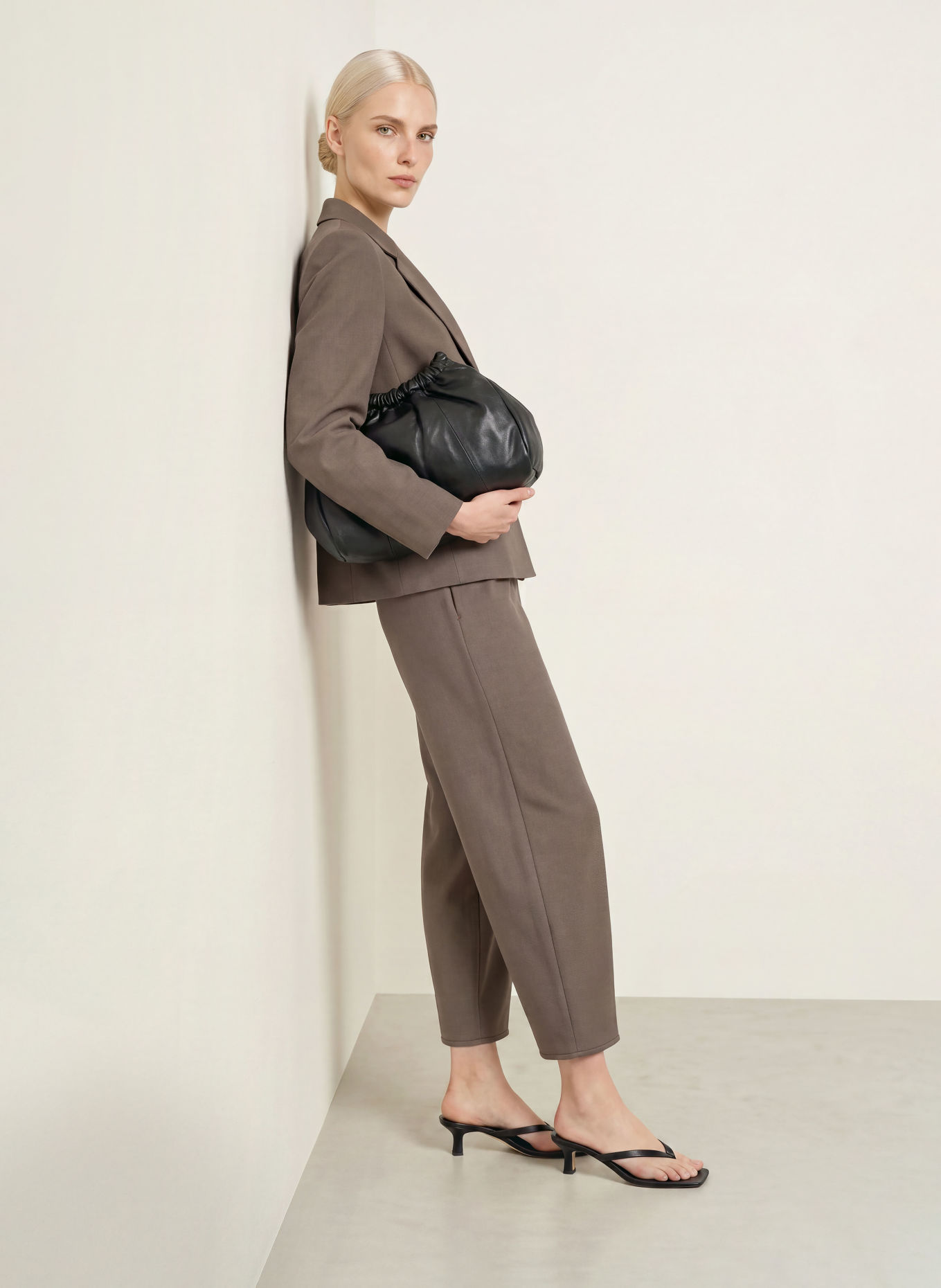 someday Pantalon 7/8 CURILO: TAUPE