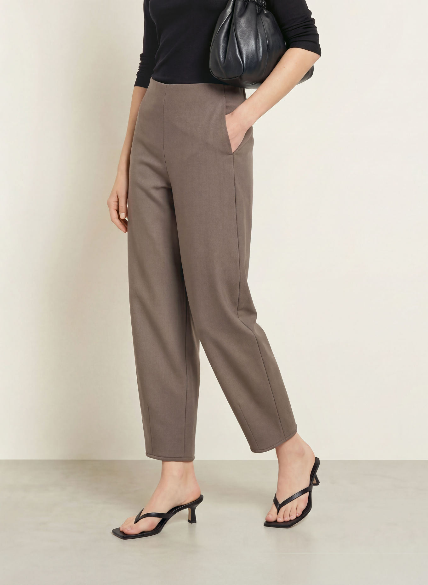 someday Pantalon 7/8 CURILO: TAUPE
