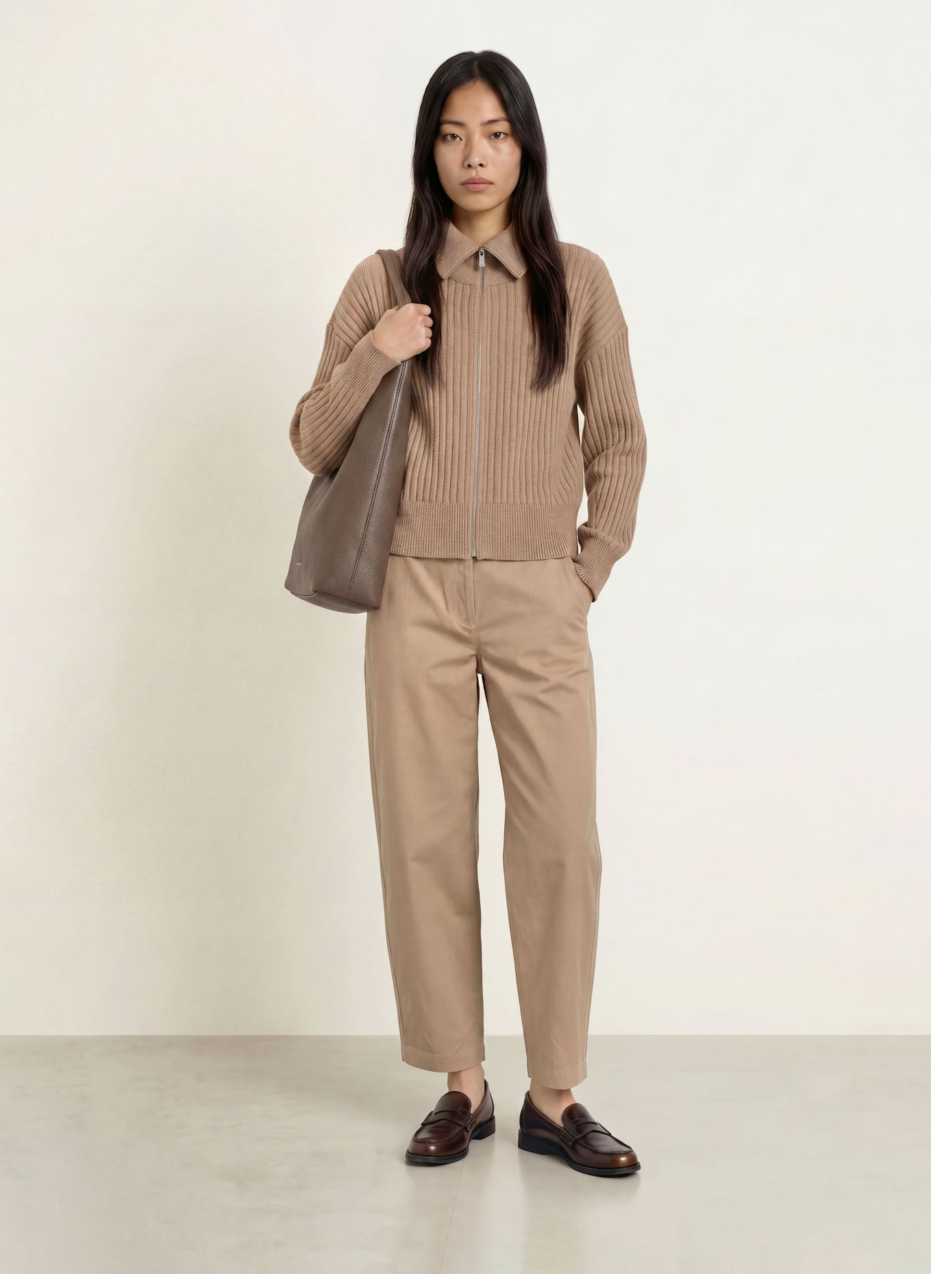 OPUS Pantalon MAIGA: BEIGE