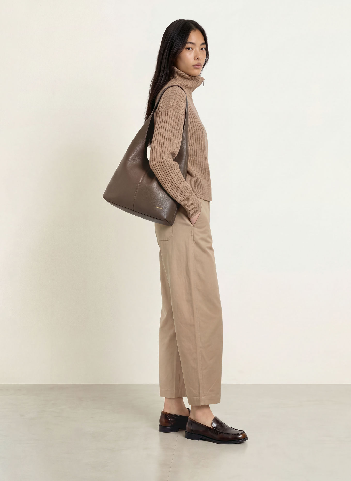 OPUS Pantalon MAIGA: BEIGE