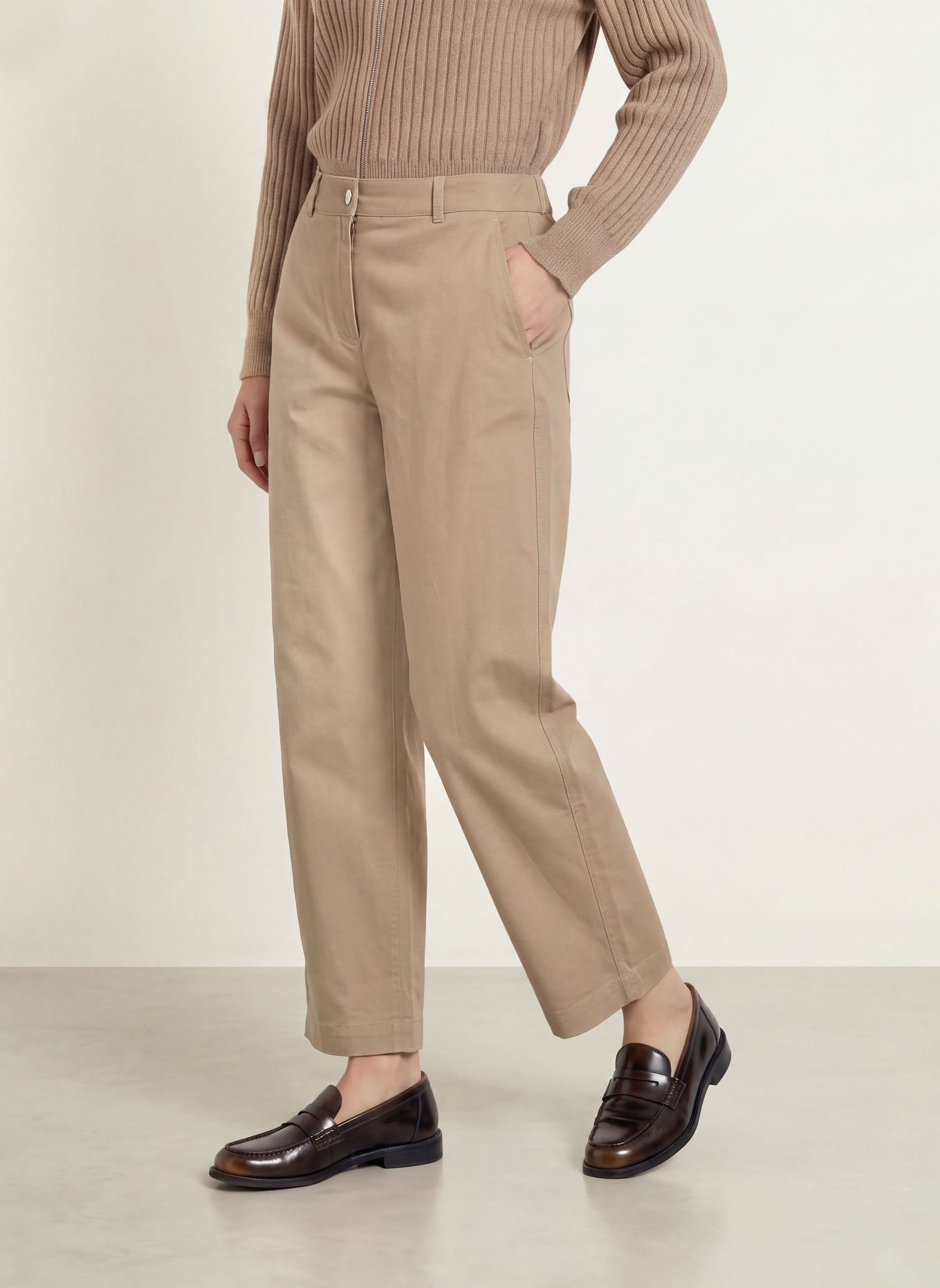 OPUS Pantalon MAIGA: BEIGE