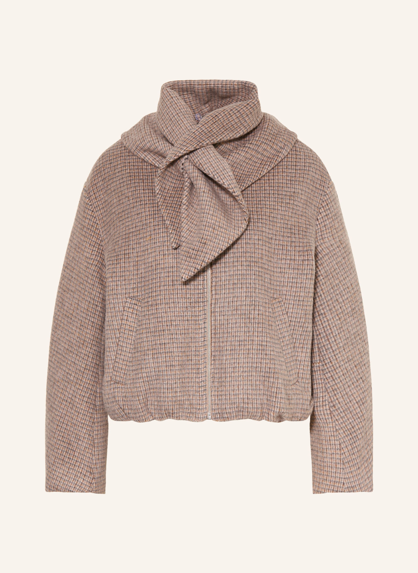 OPUS Jacke HESSINA: TAUPE / HELLGRAU / DUNKELGRAU