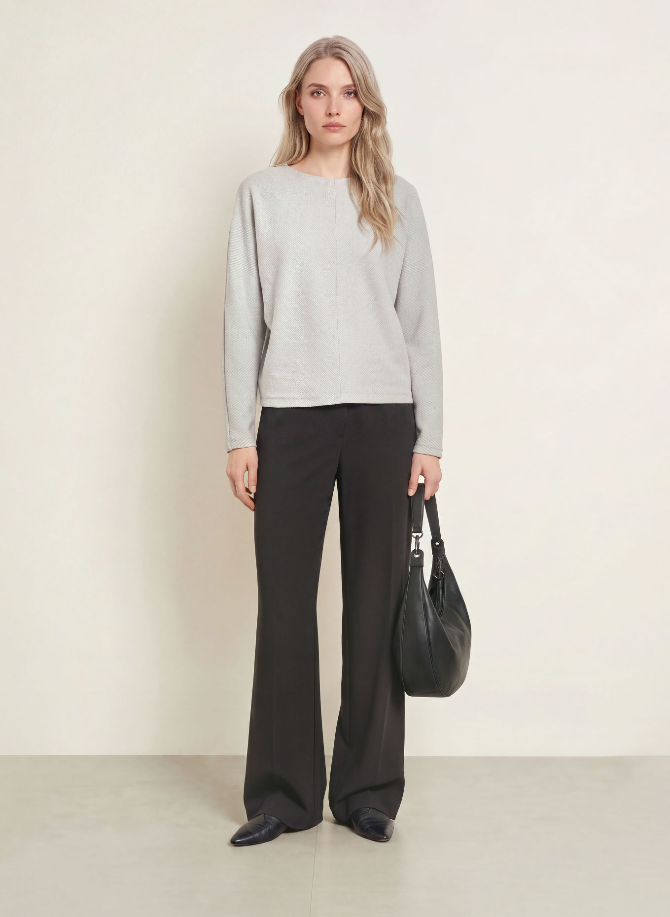 someday KERIKA Sweatshirt: ECRU / OLIVE