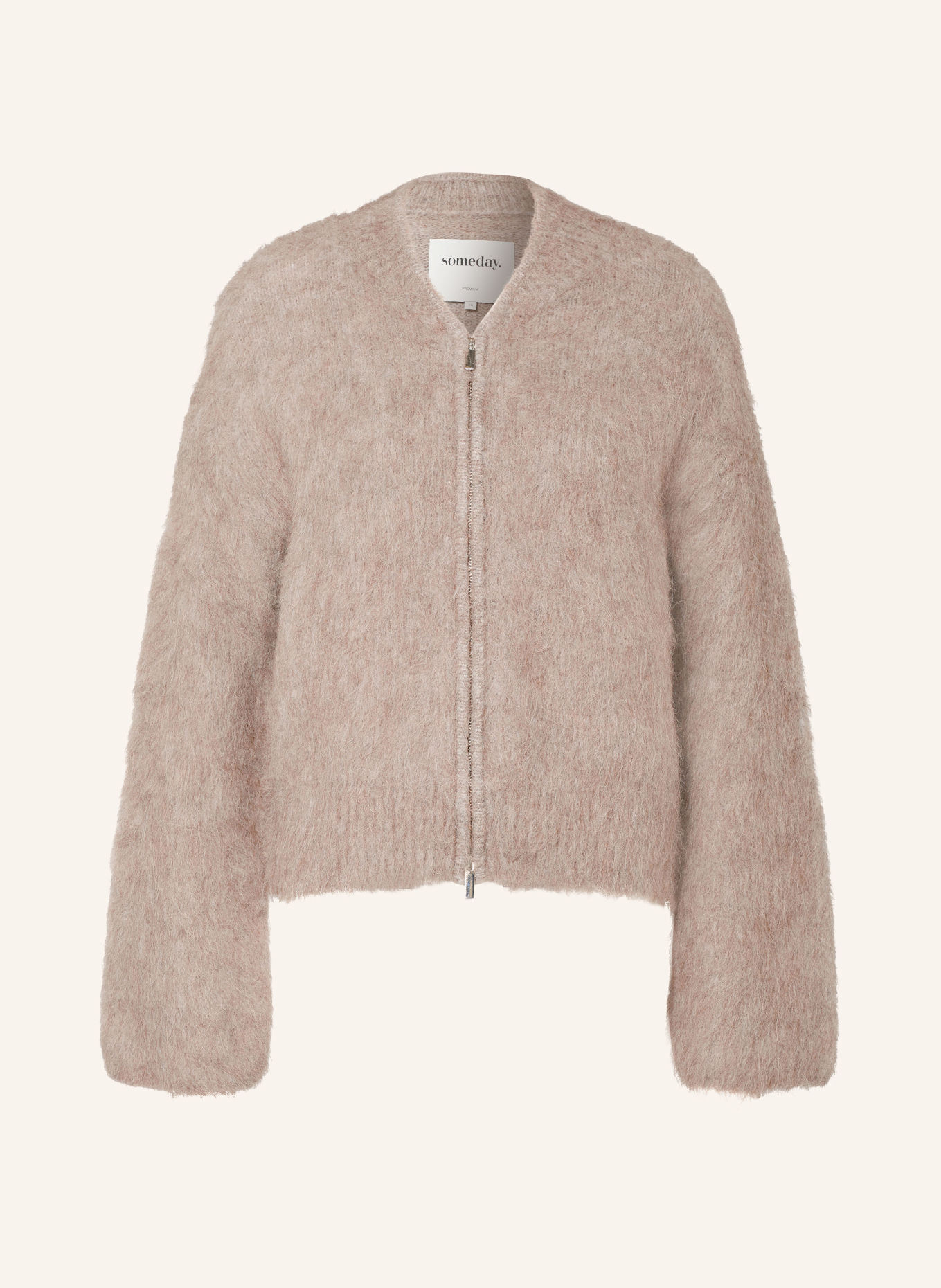someday Vest TANZINA met alpaca: TAUPE