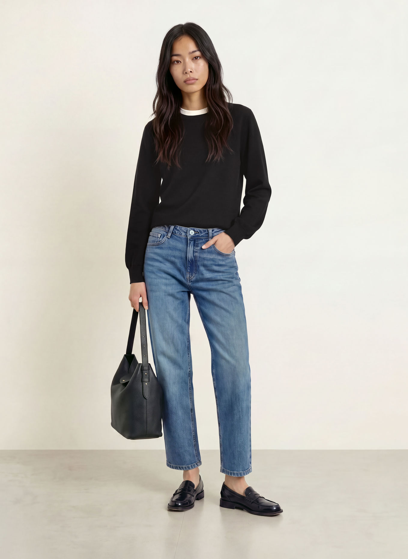 OPUS Pullover GISINNA: SCHWARZ