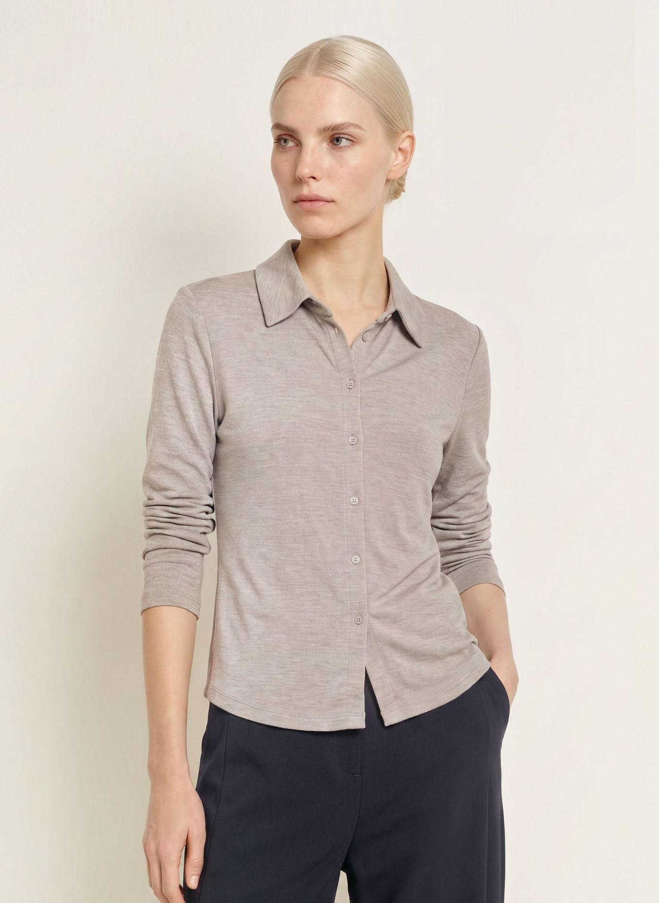 someday Strickjacke KIRESI: TAUPE