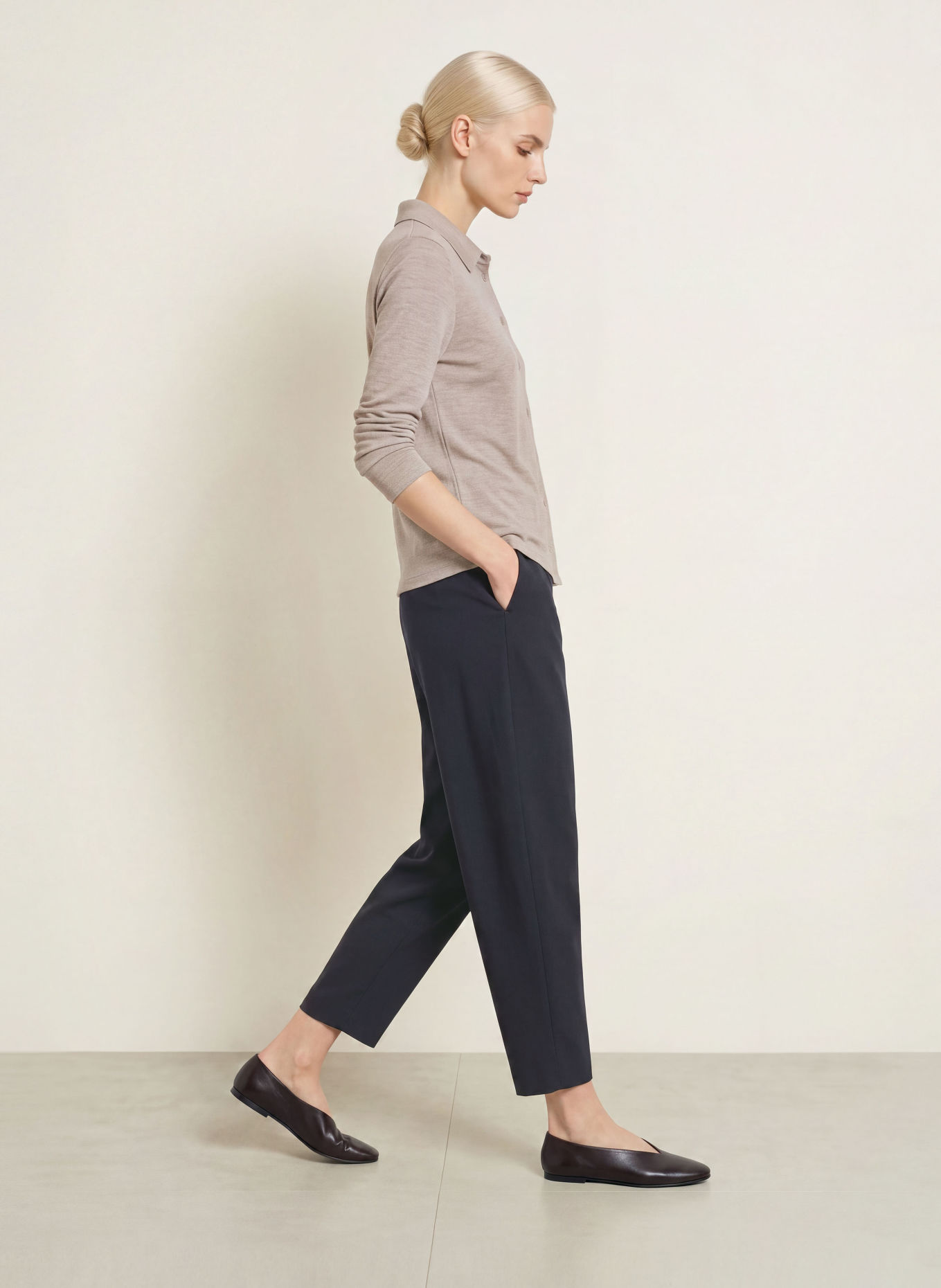 someday Strickjacke KIRESI: TAUPE