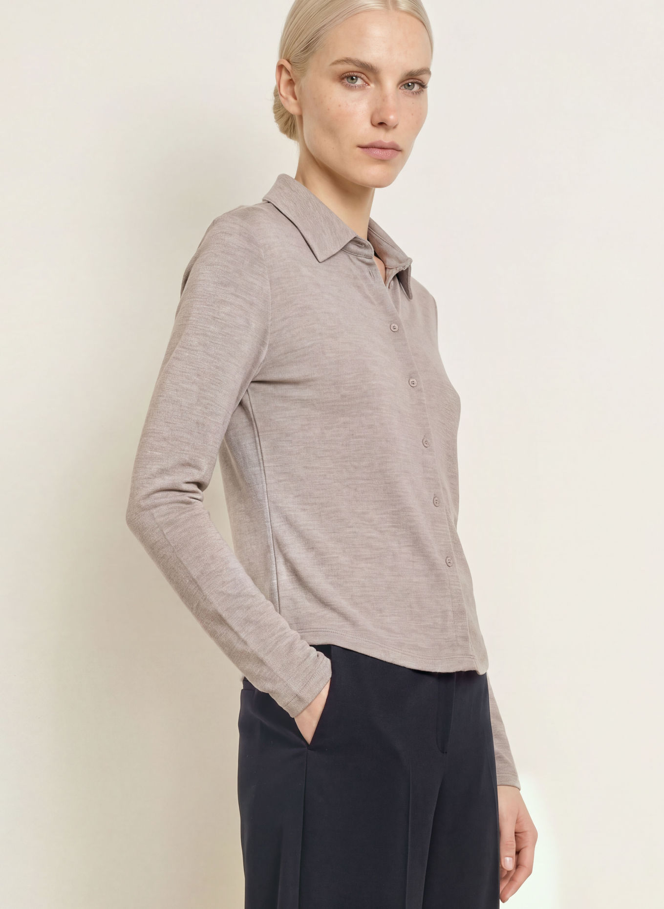 someday Strickjacke KIRESI: TAUPE