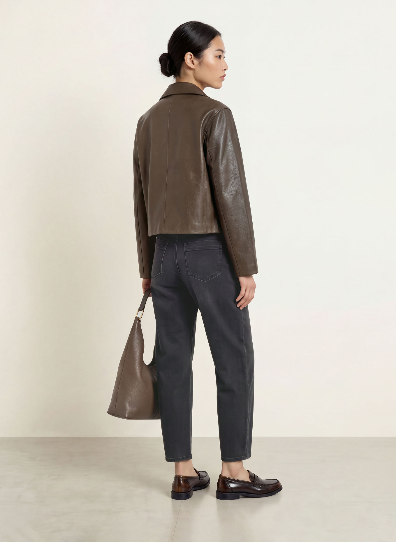someday Barrel Jeans CAIA: 80013 raven black