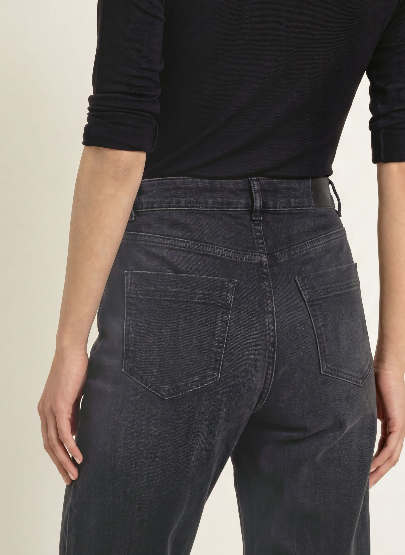 someday Barrel Jeans CAIA: 80013 raven black