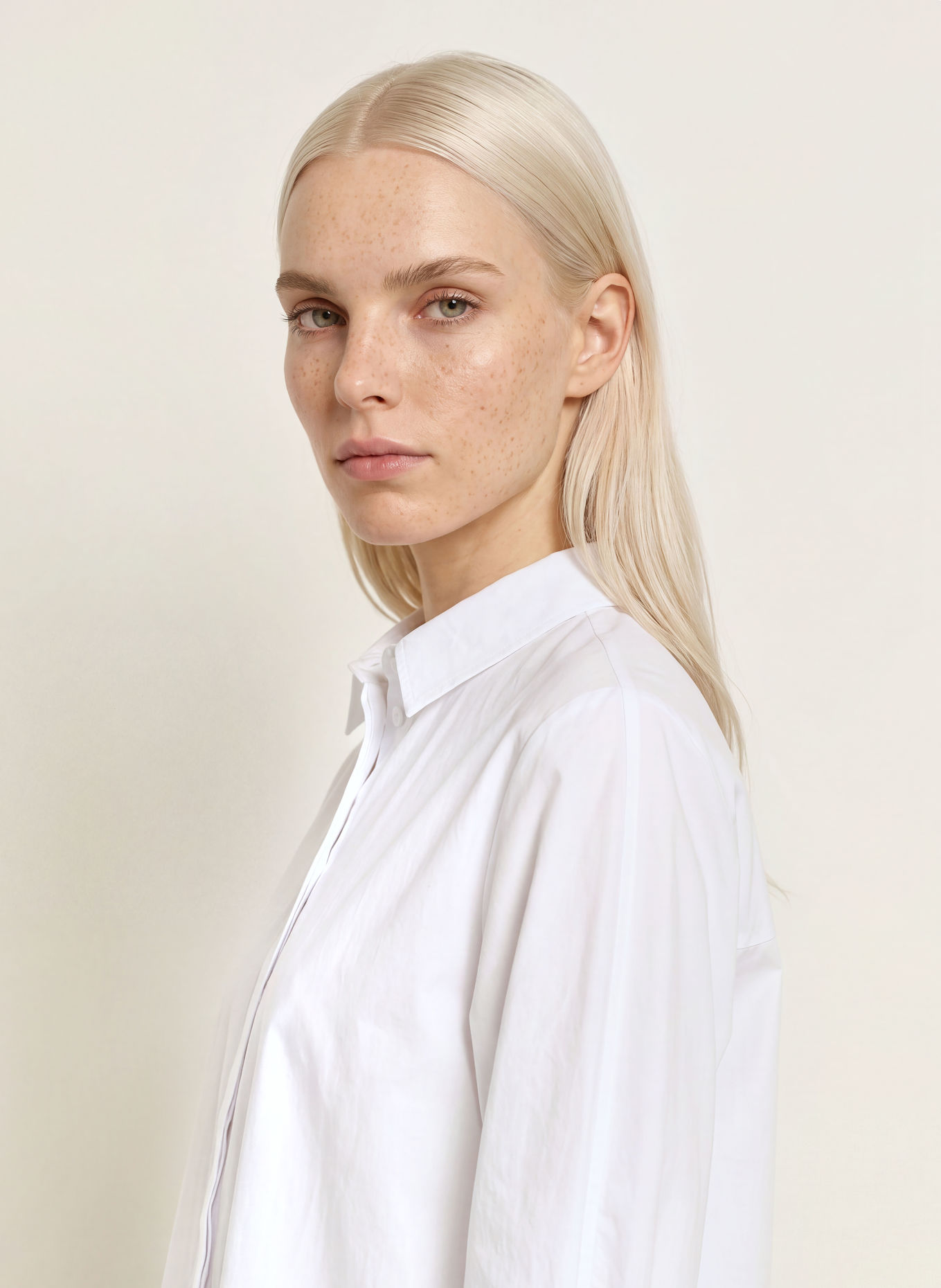 someday ZELMA Shirt blouse with 3/4-Sleeve: WHITE