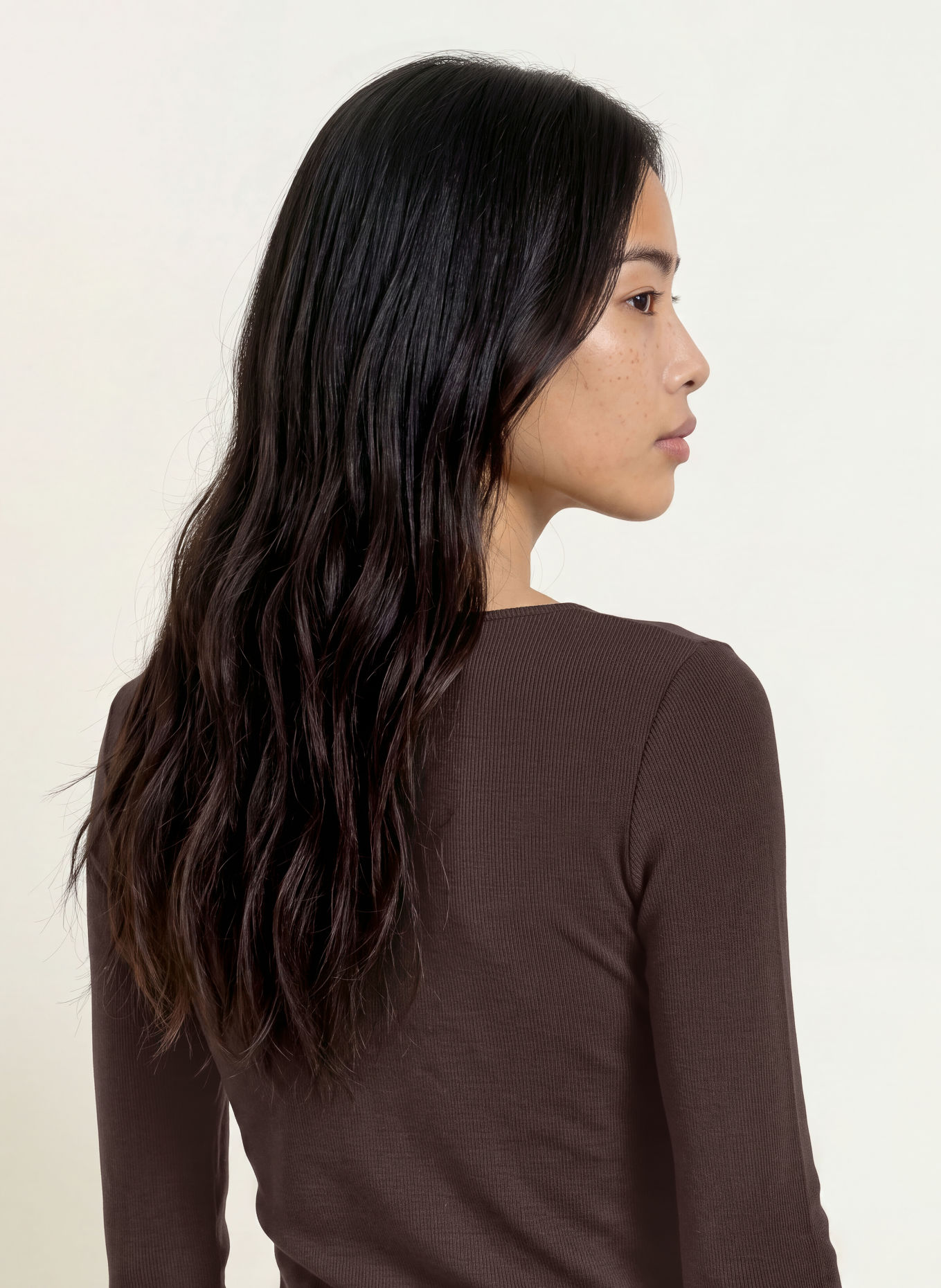 OPUS Longsleeve SMALLO: DUNKELBRAUN