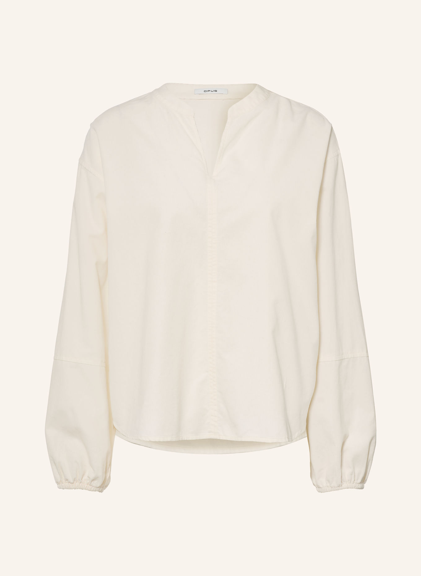 OPUS FLANDO Corduroy Shirt blouse: CREAM