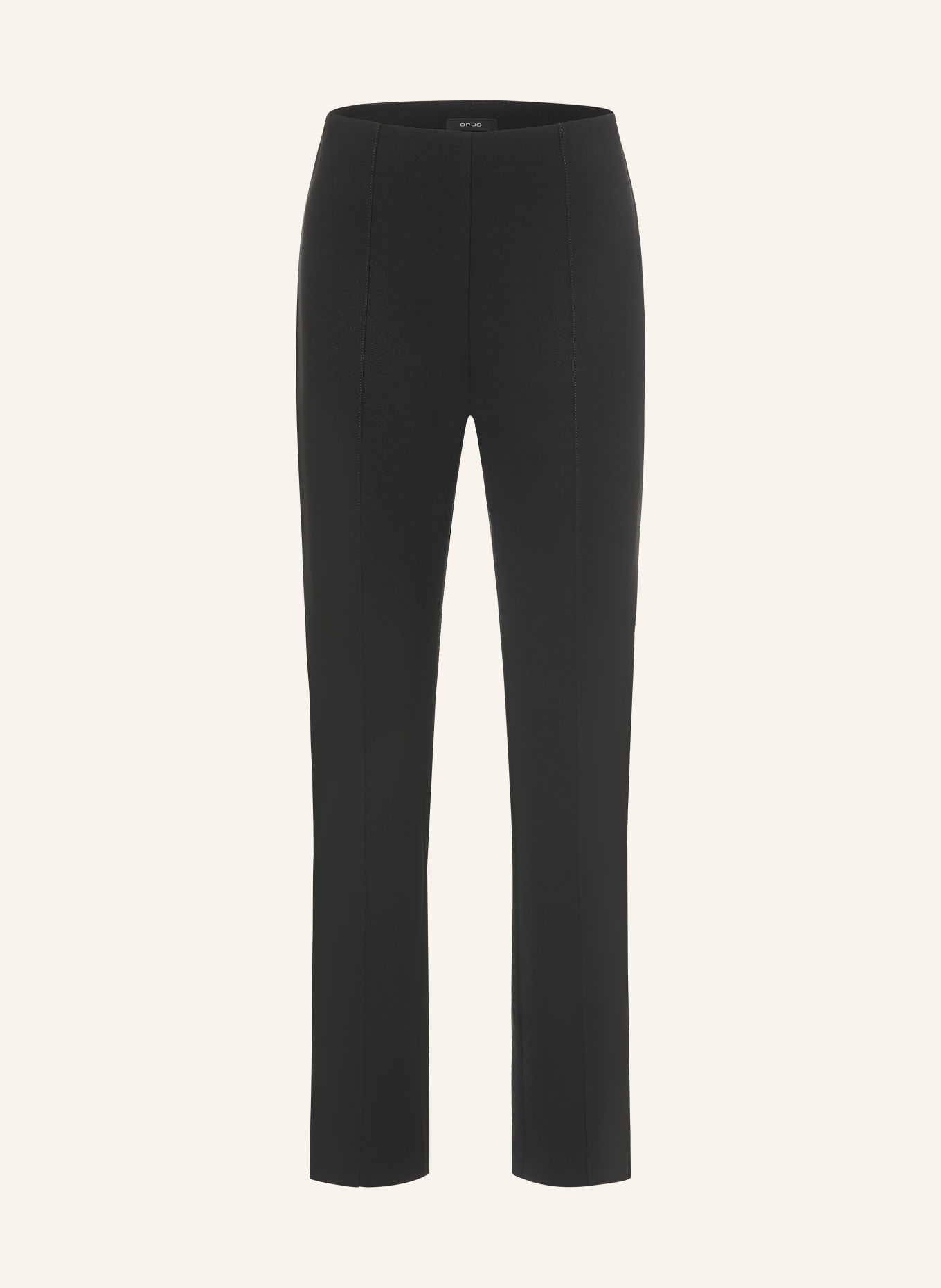 OPUS ELVINA Wide-leg trousers: BLACK