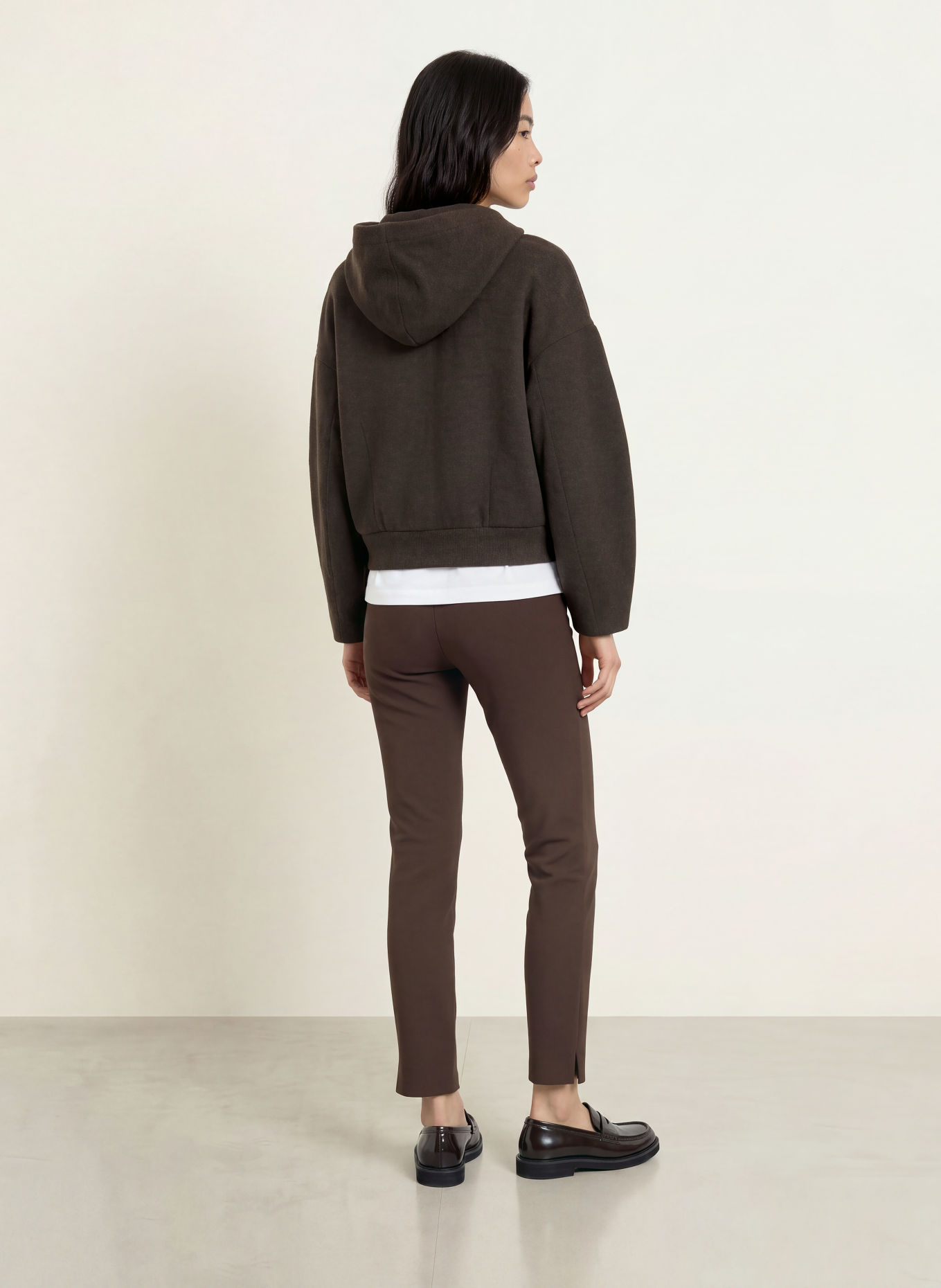 OPUS Marlenehose ELVINA: DUNKELBRAUN