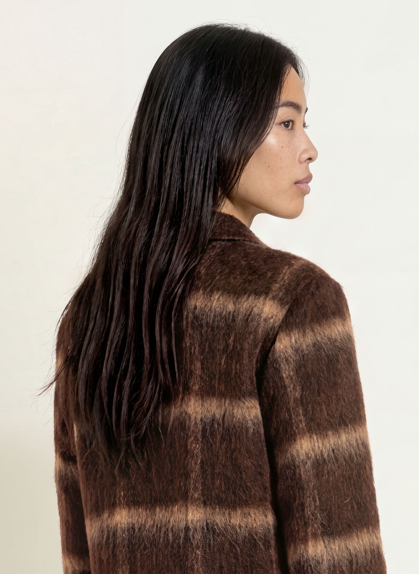 someday Blazer NAKARO: MARRON FONCÉ / BEIGE