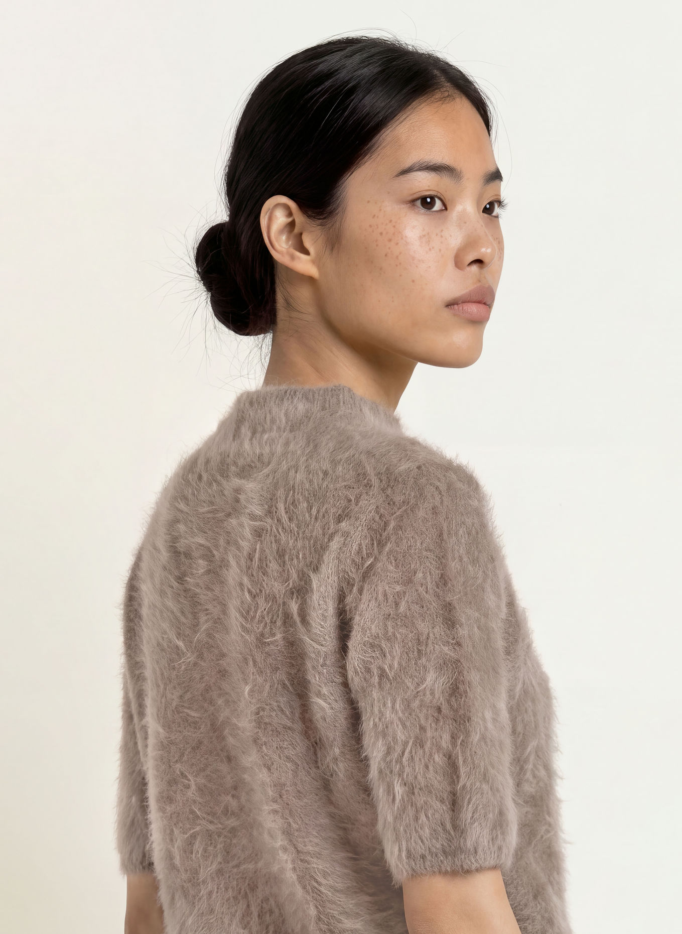 someday Strickshirt TAMIA aus Cashmere: TAUPE