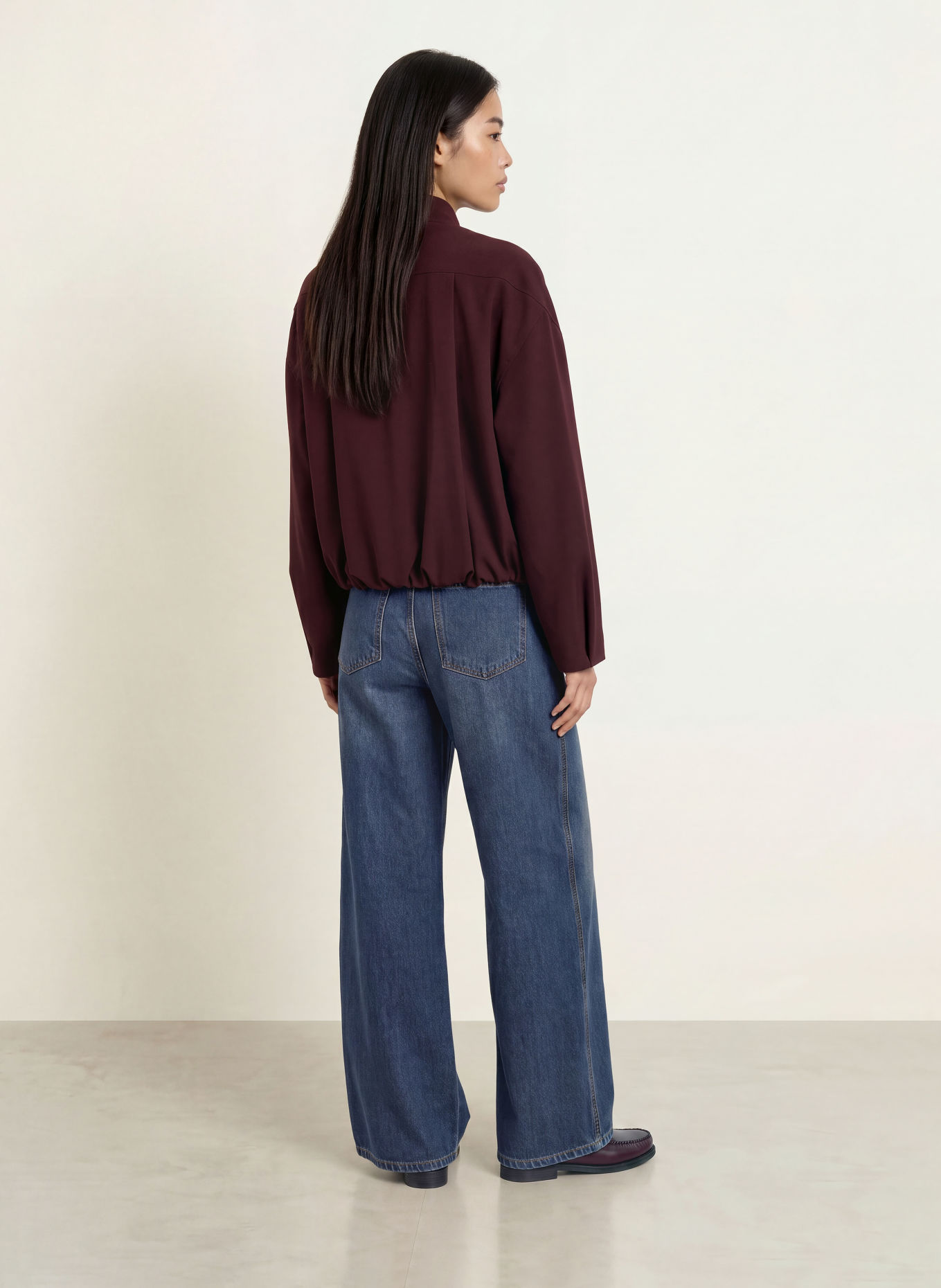 OPUS Blouson JEASY: DUNKELROT