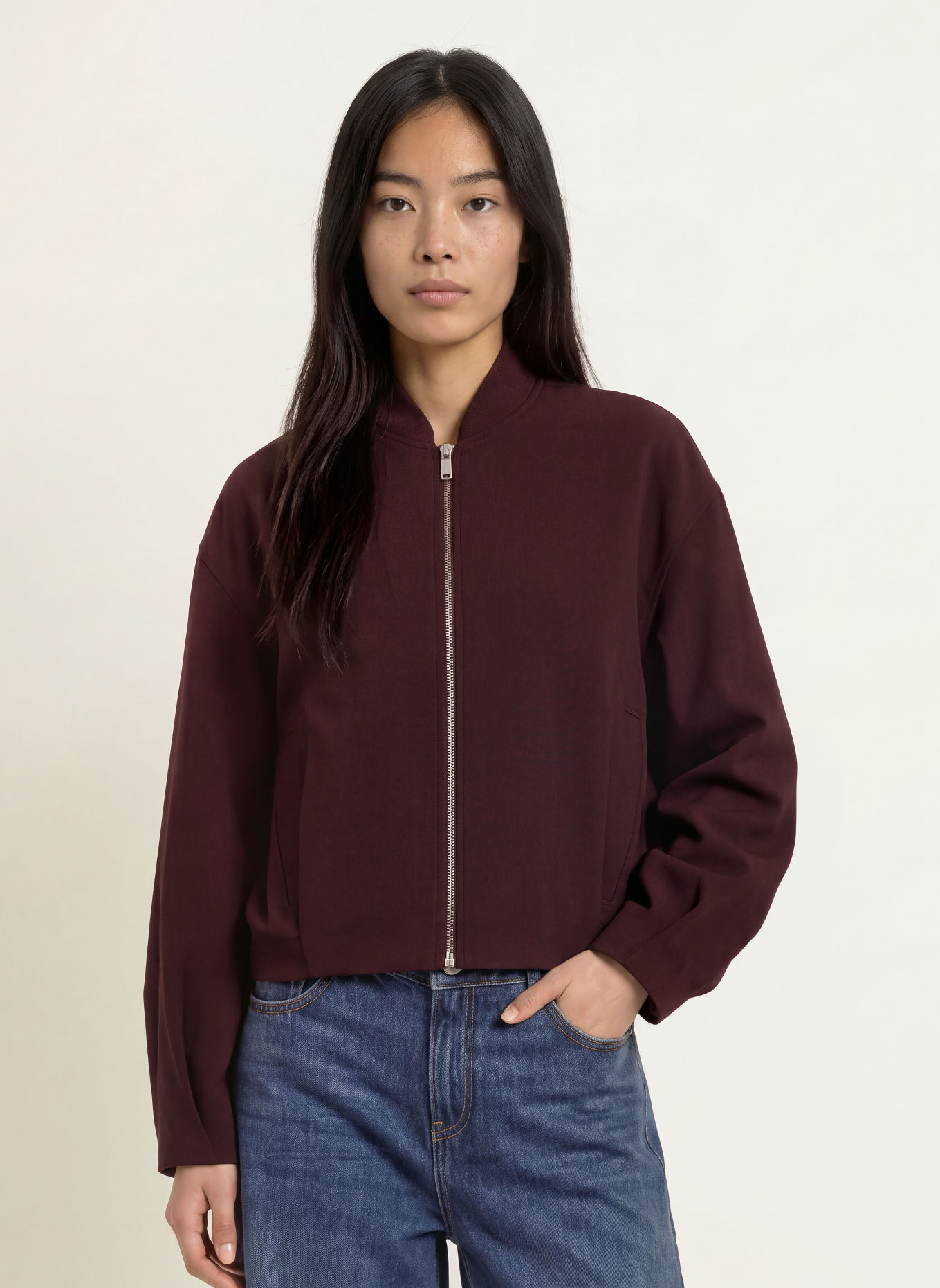 OPUS Blouson JEASY: DUNKELROT