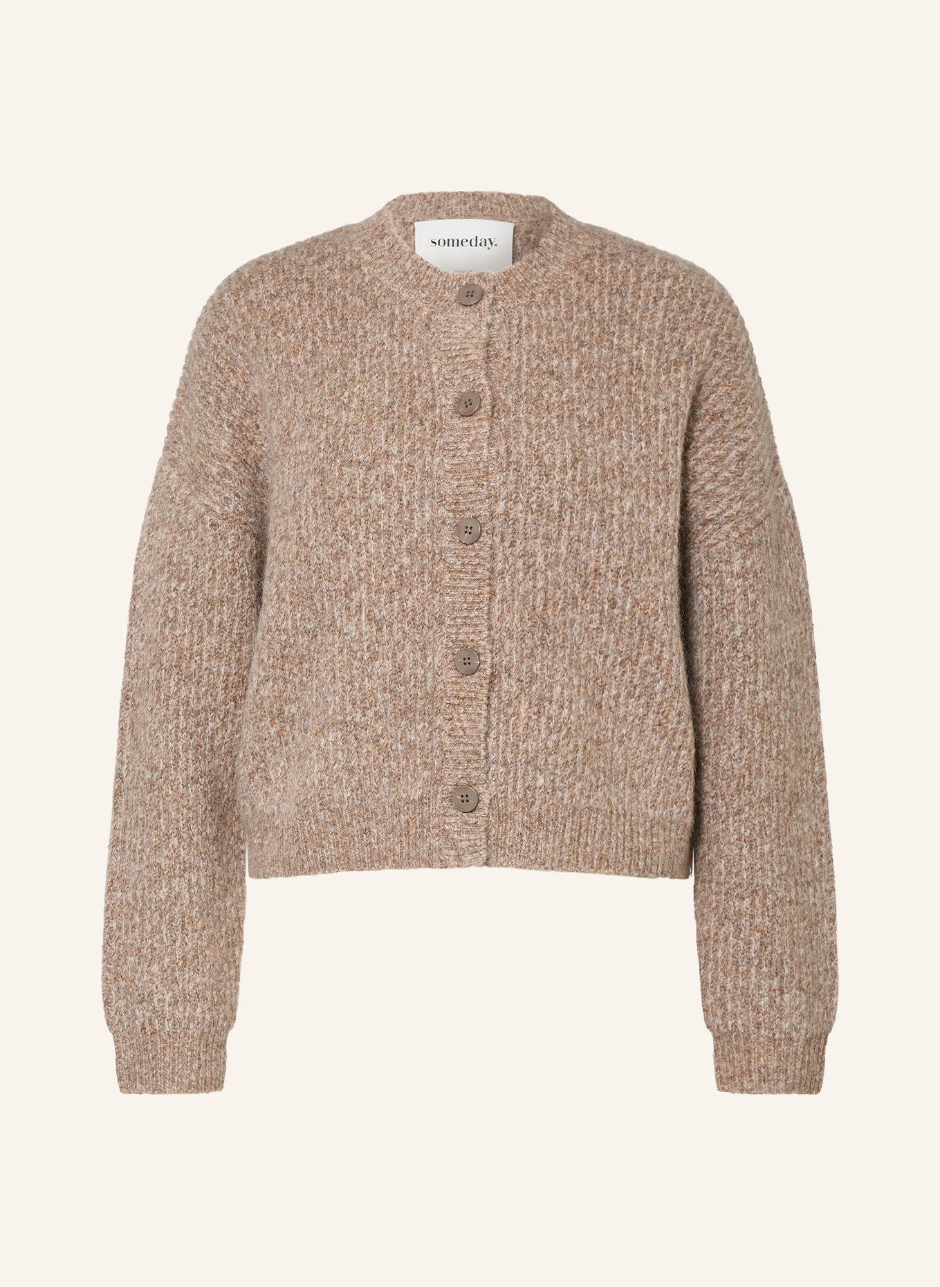 someday Strickjacke TIMAYA: TAUPE