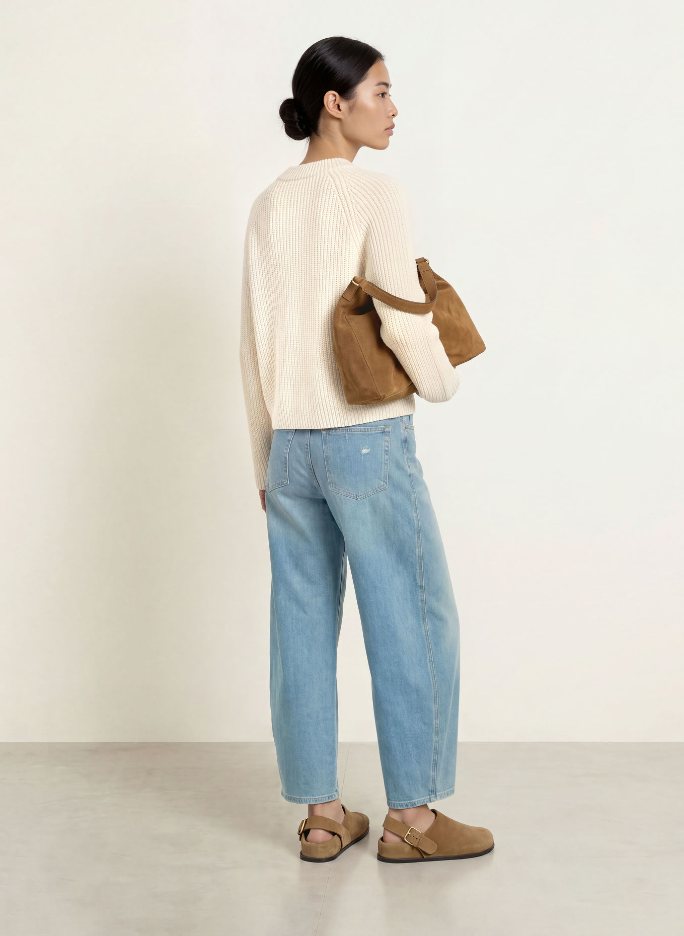 OPUS PONUSA Sweater: CREAM