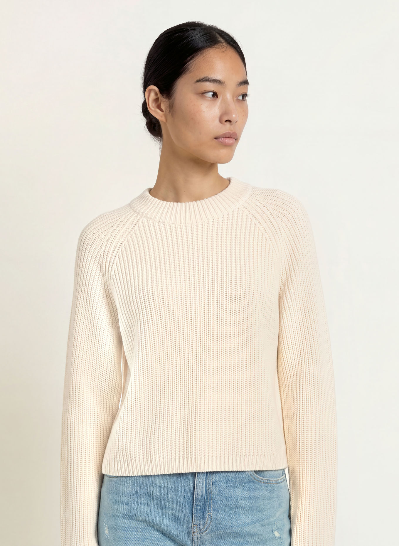 OPUS PONUSA Sweater: CREAM