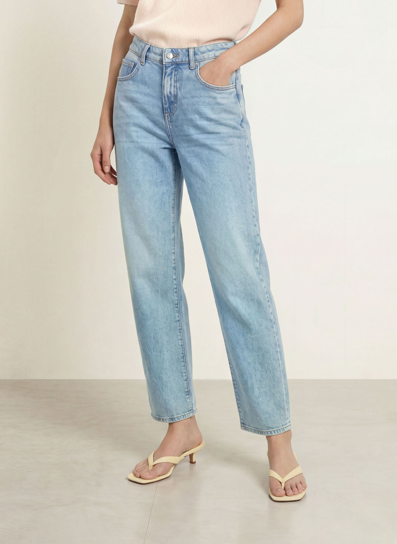 someday Wide Leg Jeans CAIA ICONIC: 70401 mid washed blue