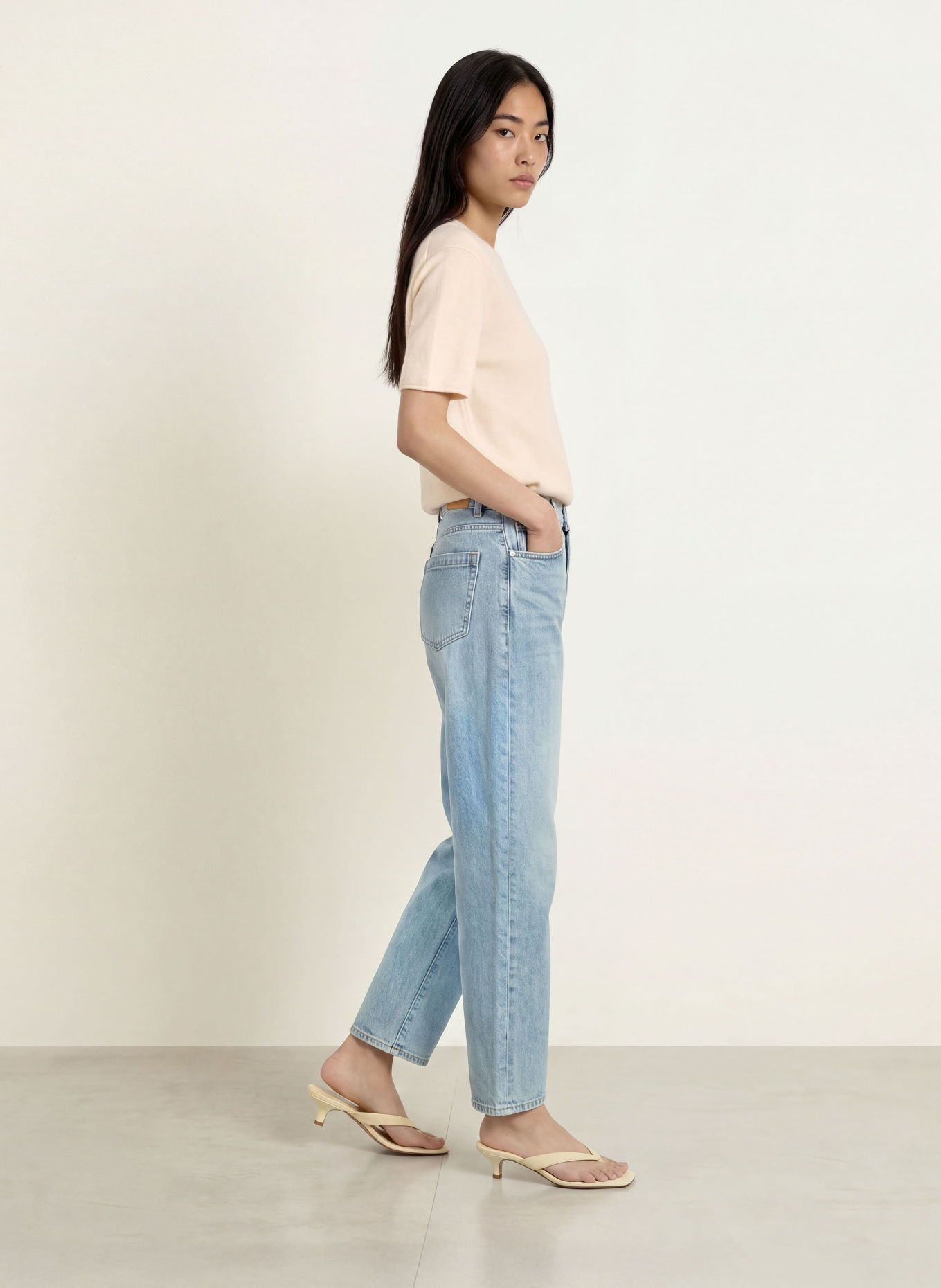 someday Wide Leg Jeans CAIA ICONIC: 70401 mid washed blue