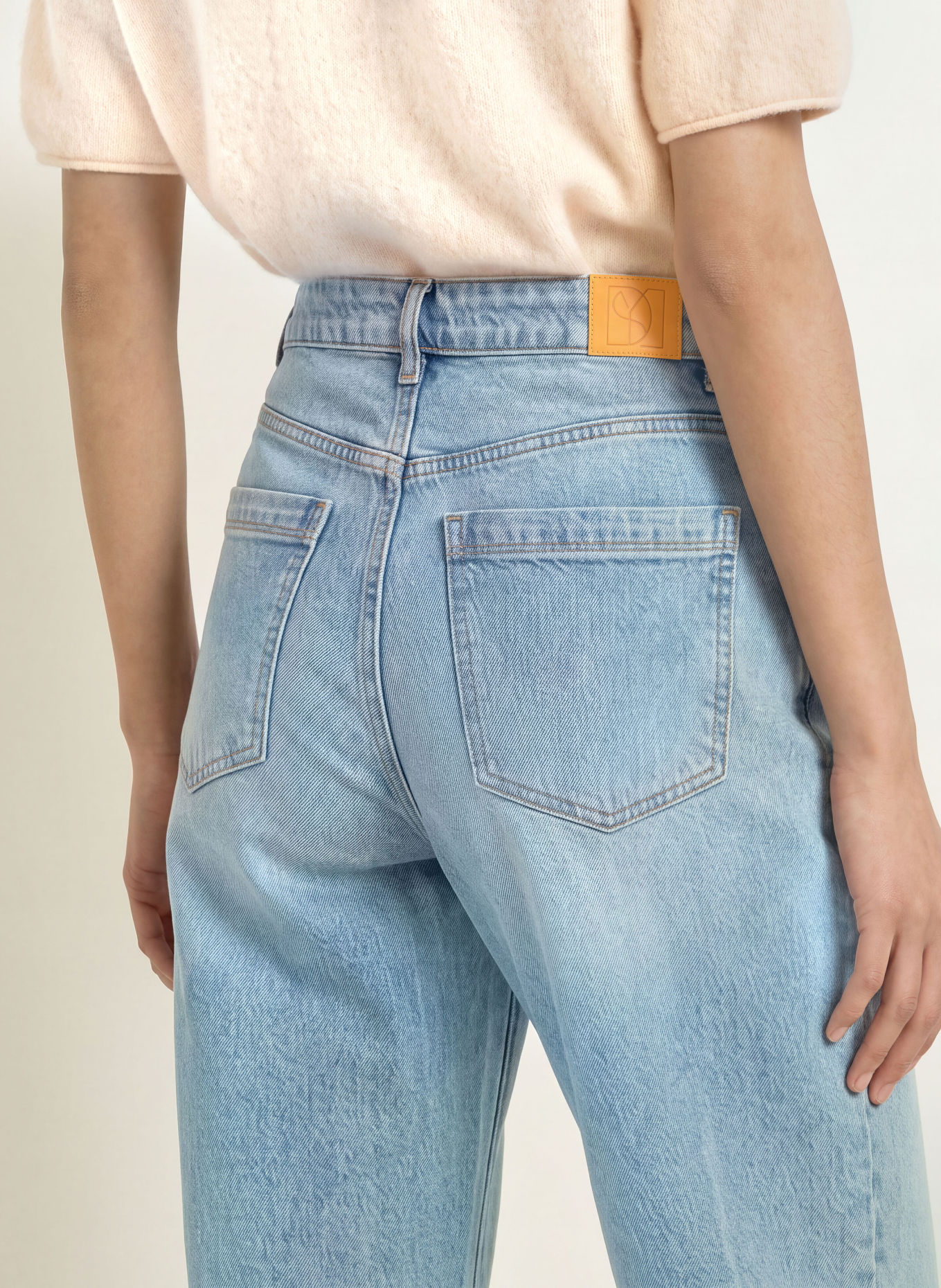 someday Wide Leg Jeans CAIA ICONIC: 70401 mid washed blue