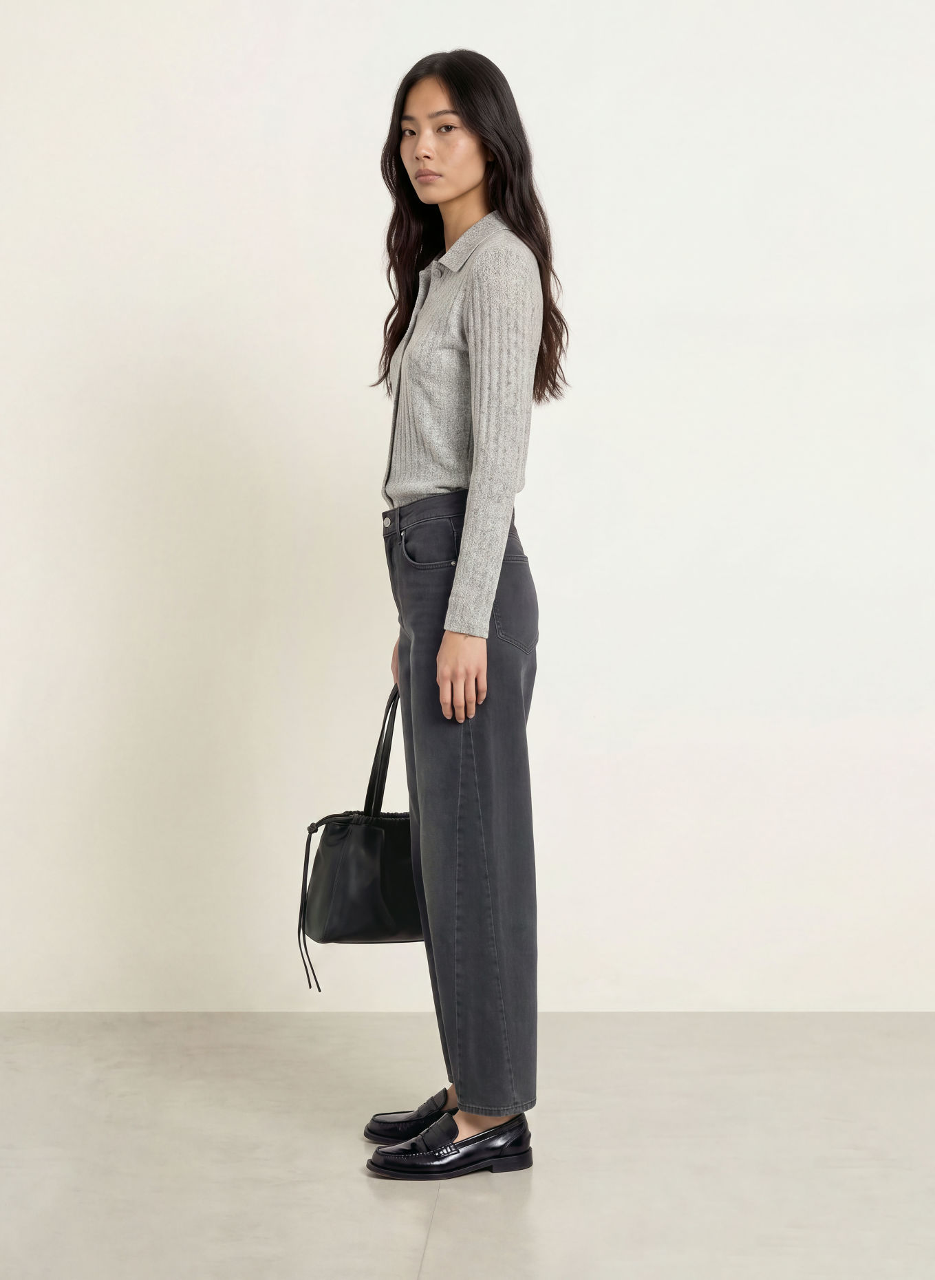 OPUS Gilet SITAMI: GRIS CLAIR / GRIS FONCÉ