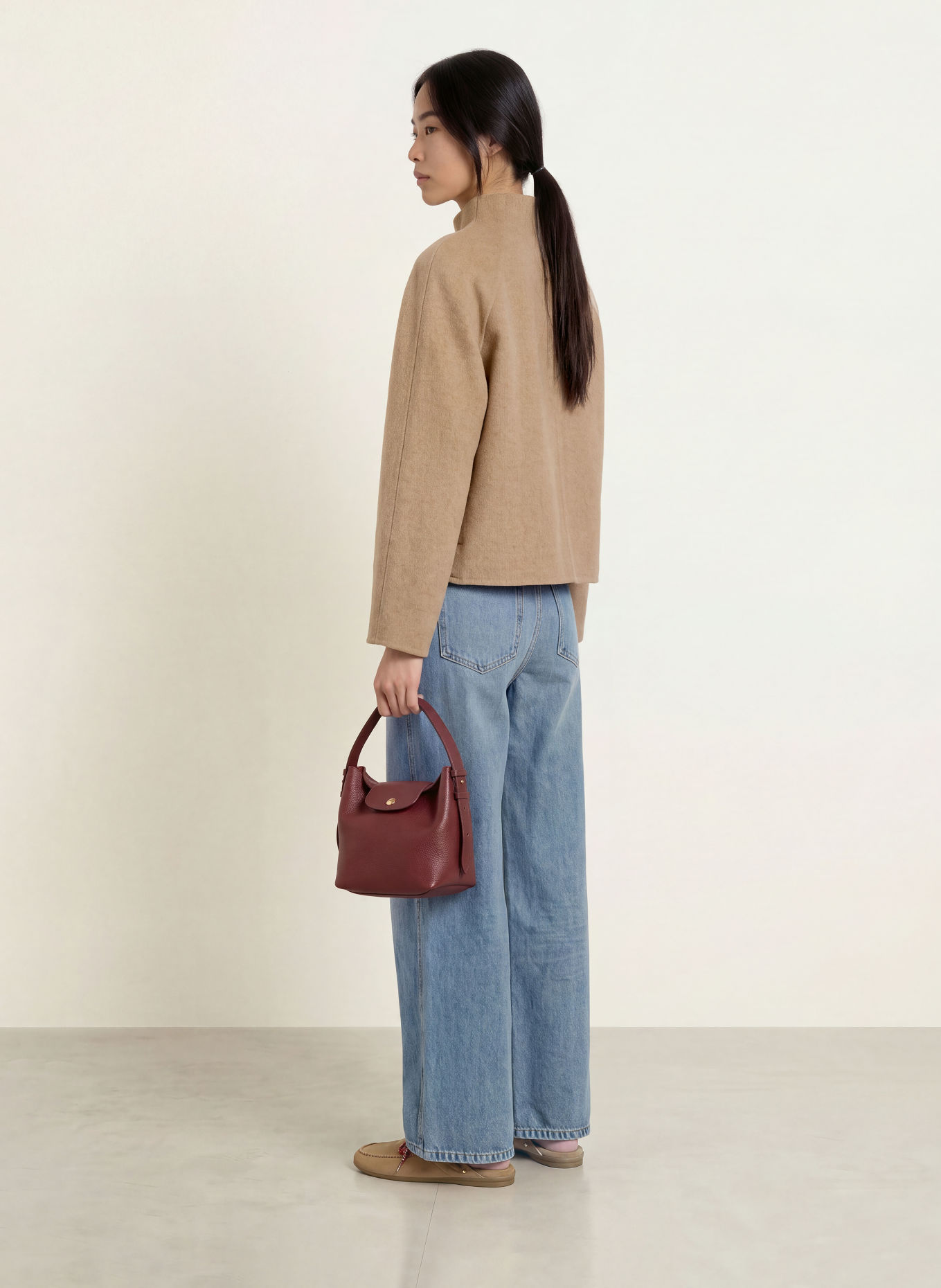 OPUS HELISU Jacket: LIGHT BROWN