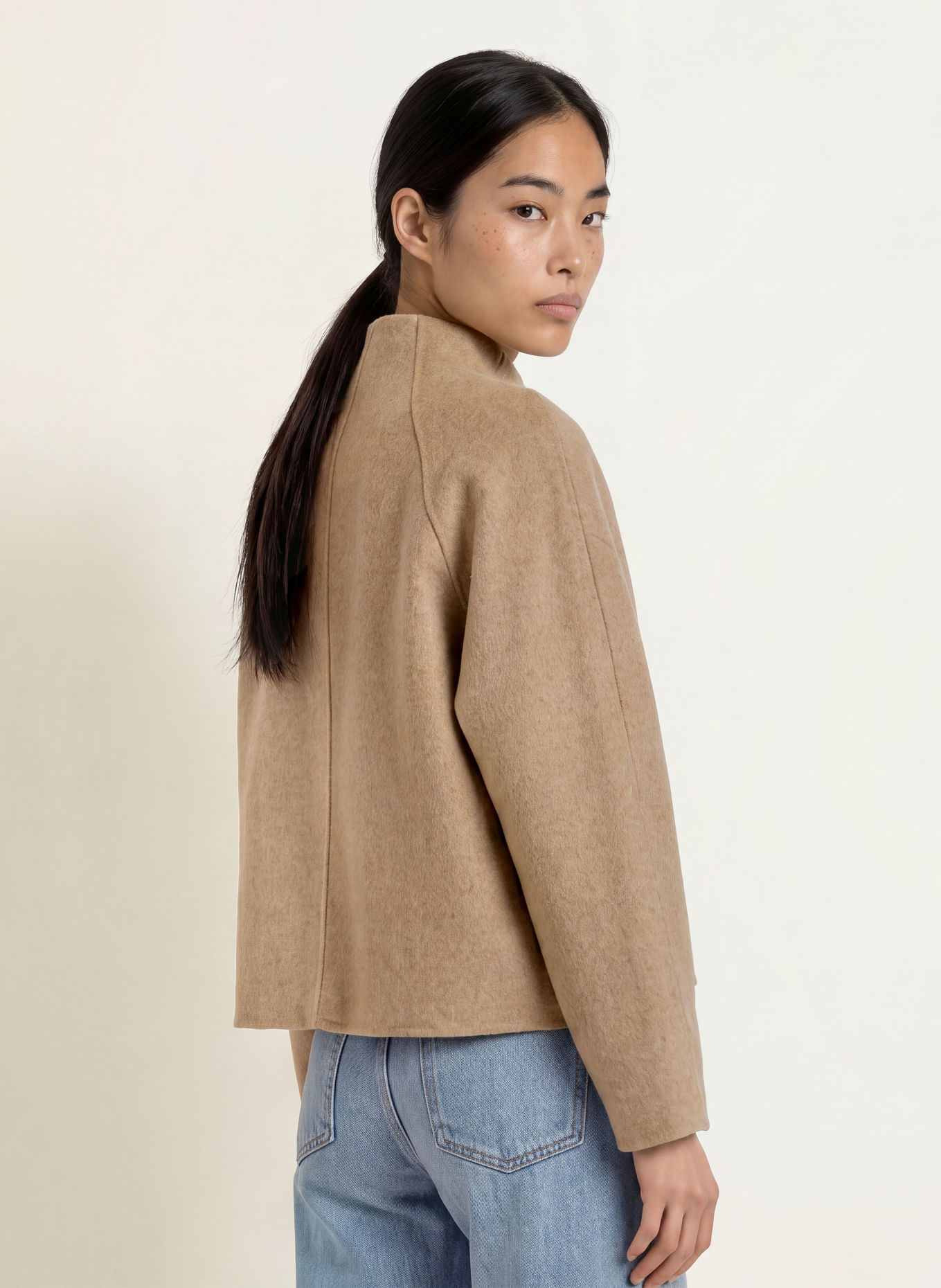 OPUS HELISU Jacket: LIGHT BROWN