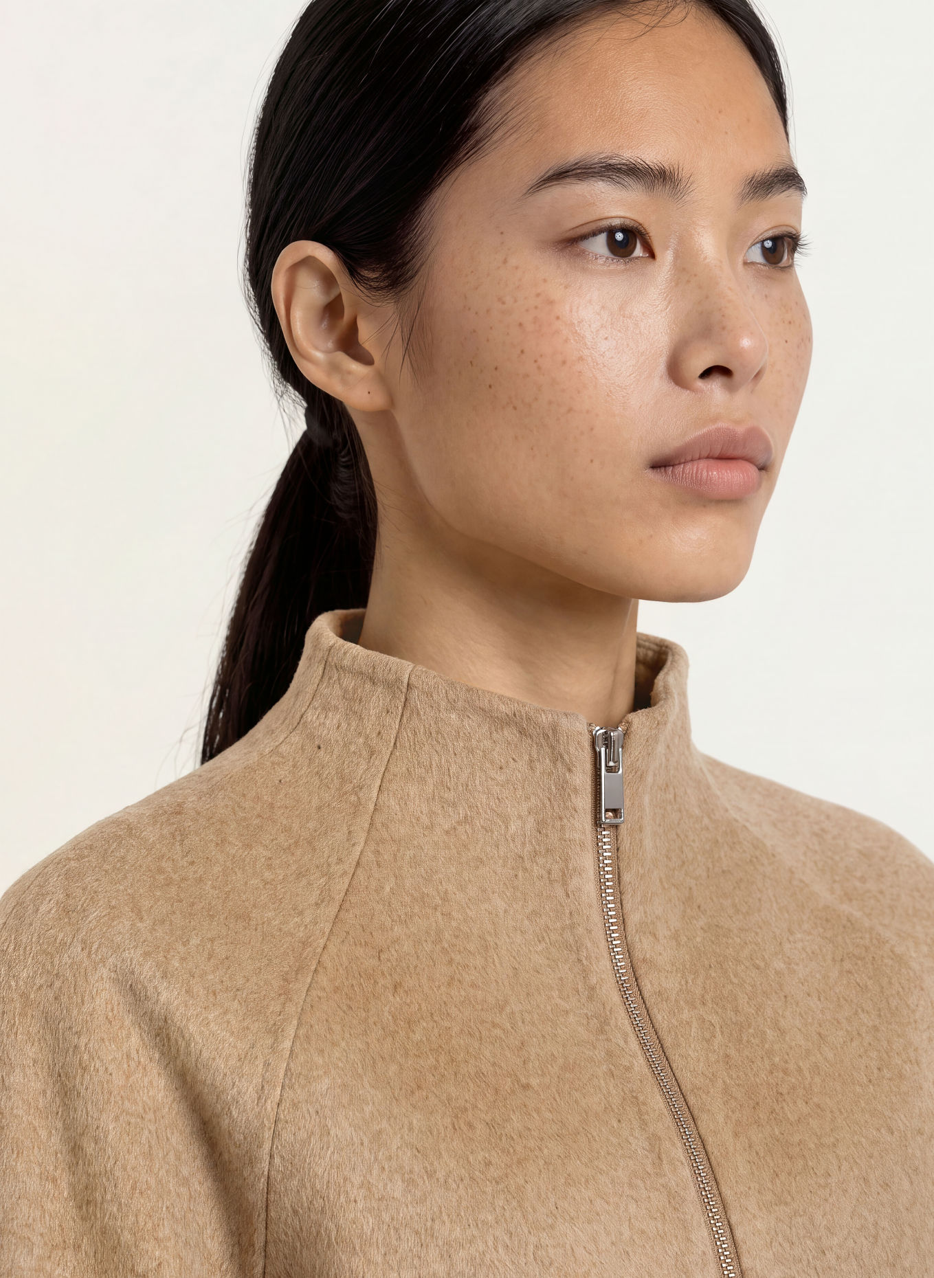 OPUS HELISU Jacket: LIGHT BROWN