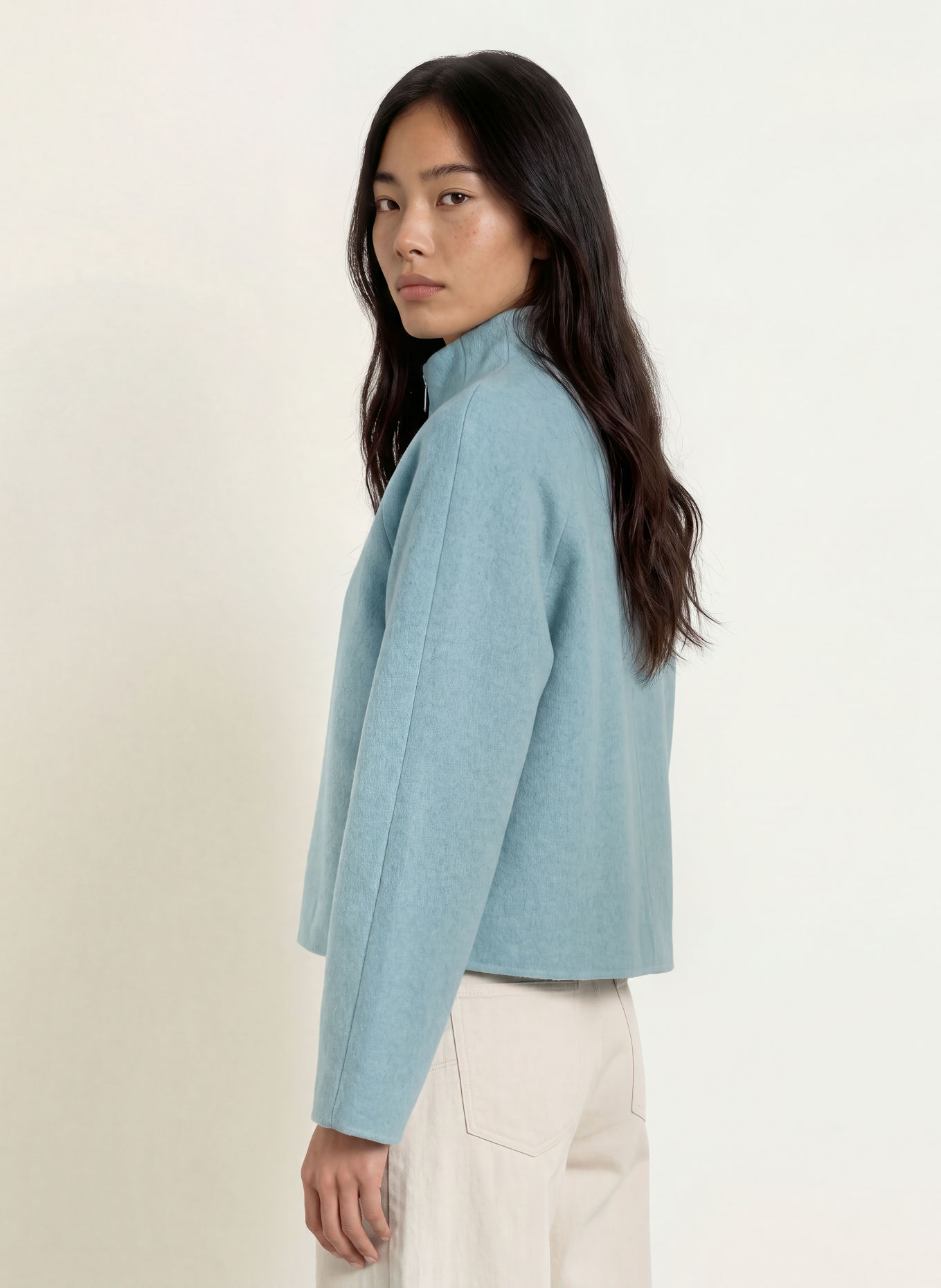 OPUS HELISU Jacket: BLUE GRAY