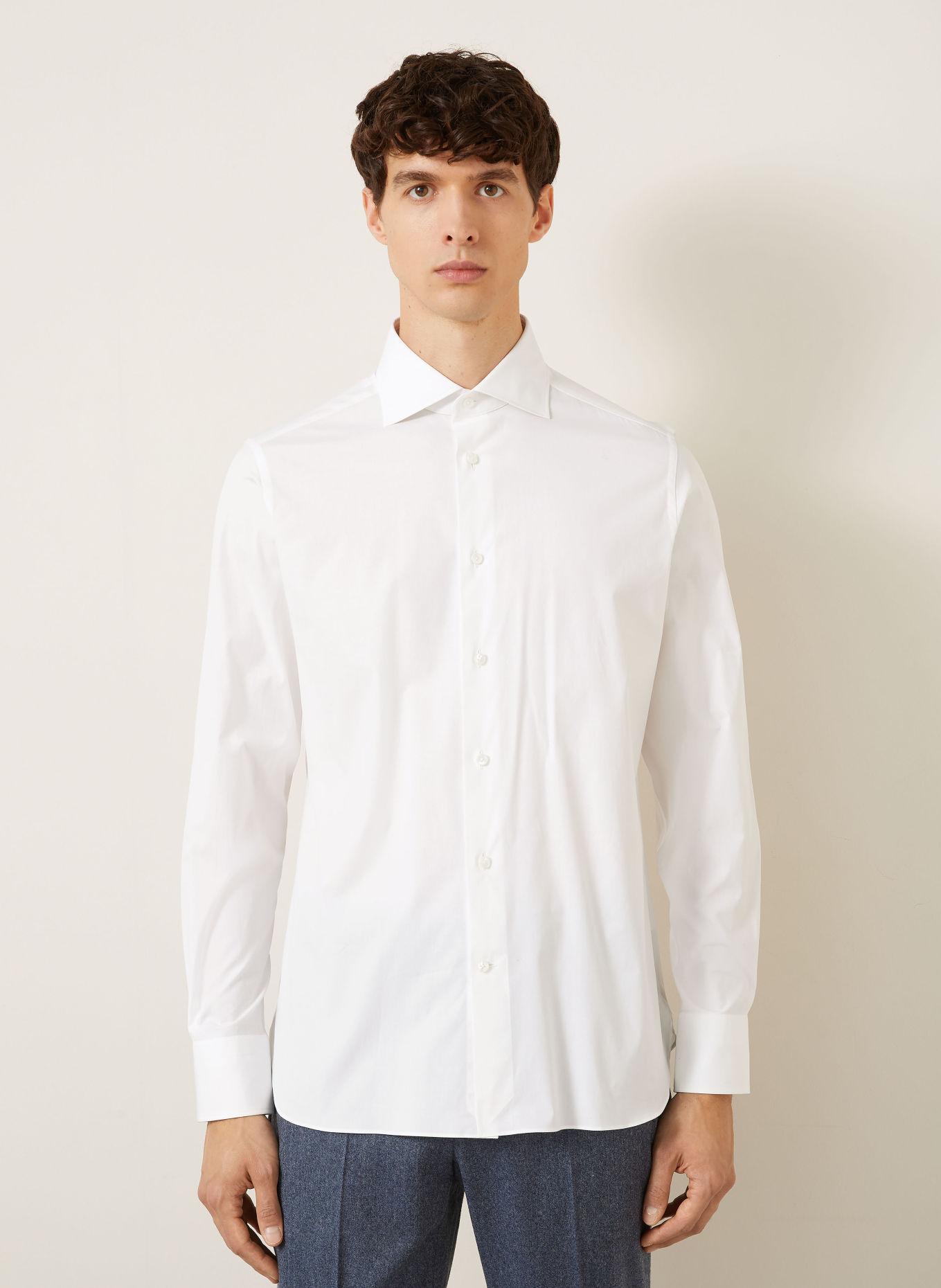 ZEGNA Hemd Regular Fit: WEISS