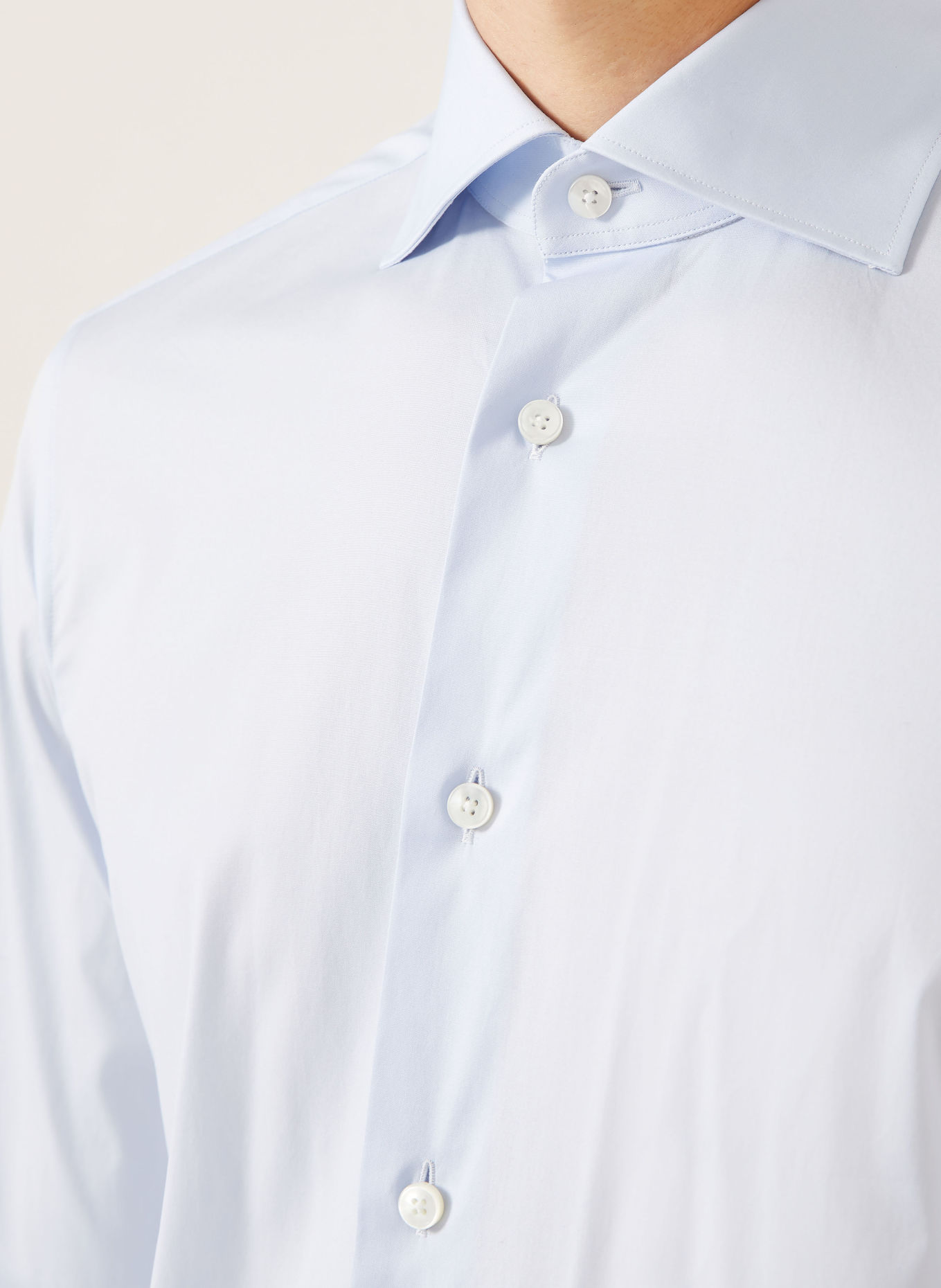 ZEGNA Overhemd, slim fit: LICHTBLAUW