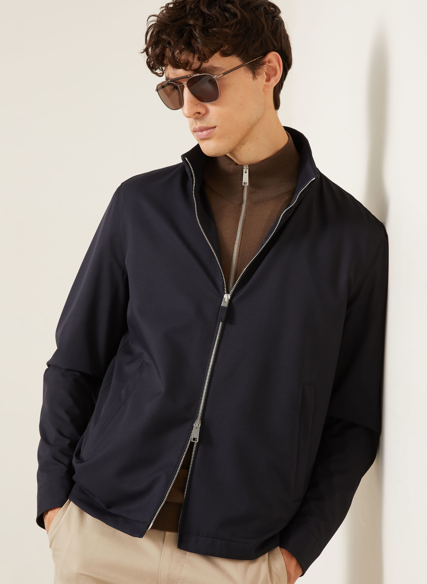 ZEGNA Blouson: DONKERBLAUW