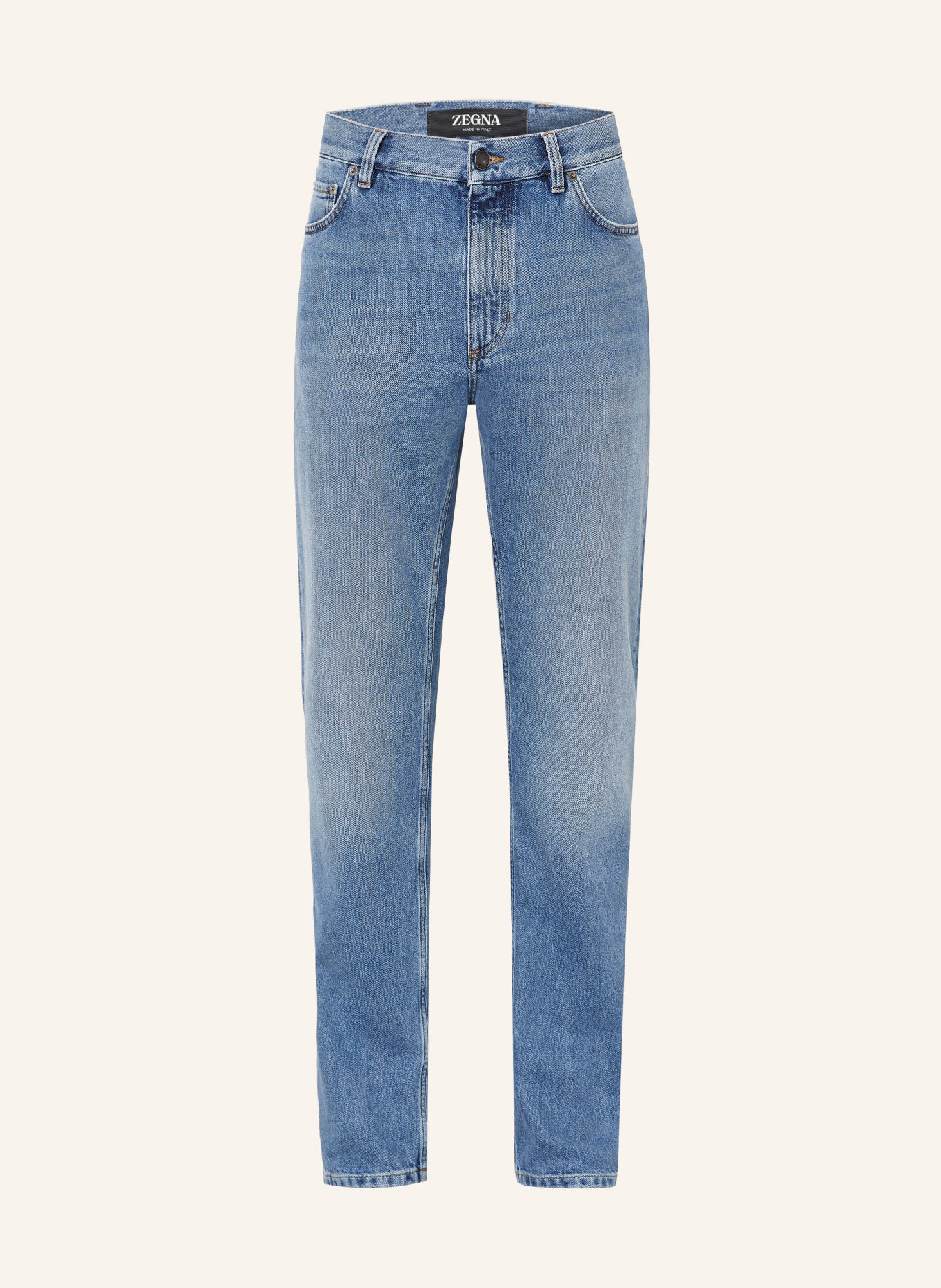 ZEGNA Jeans Extra Slim Fit: 004 NAVY BLUE SOLID