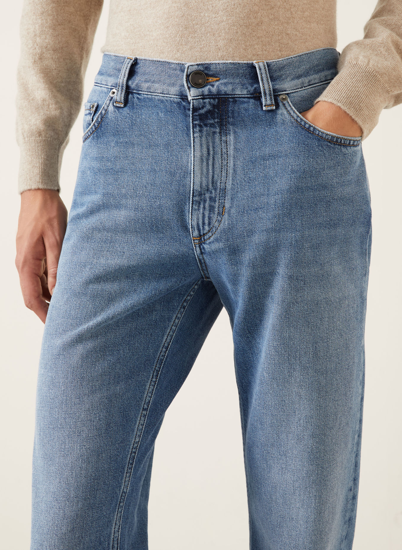 ZEGNA Jeans Extra Slim Fit: 004 NAVY BLUE SOLID