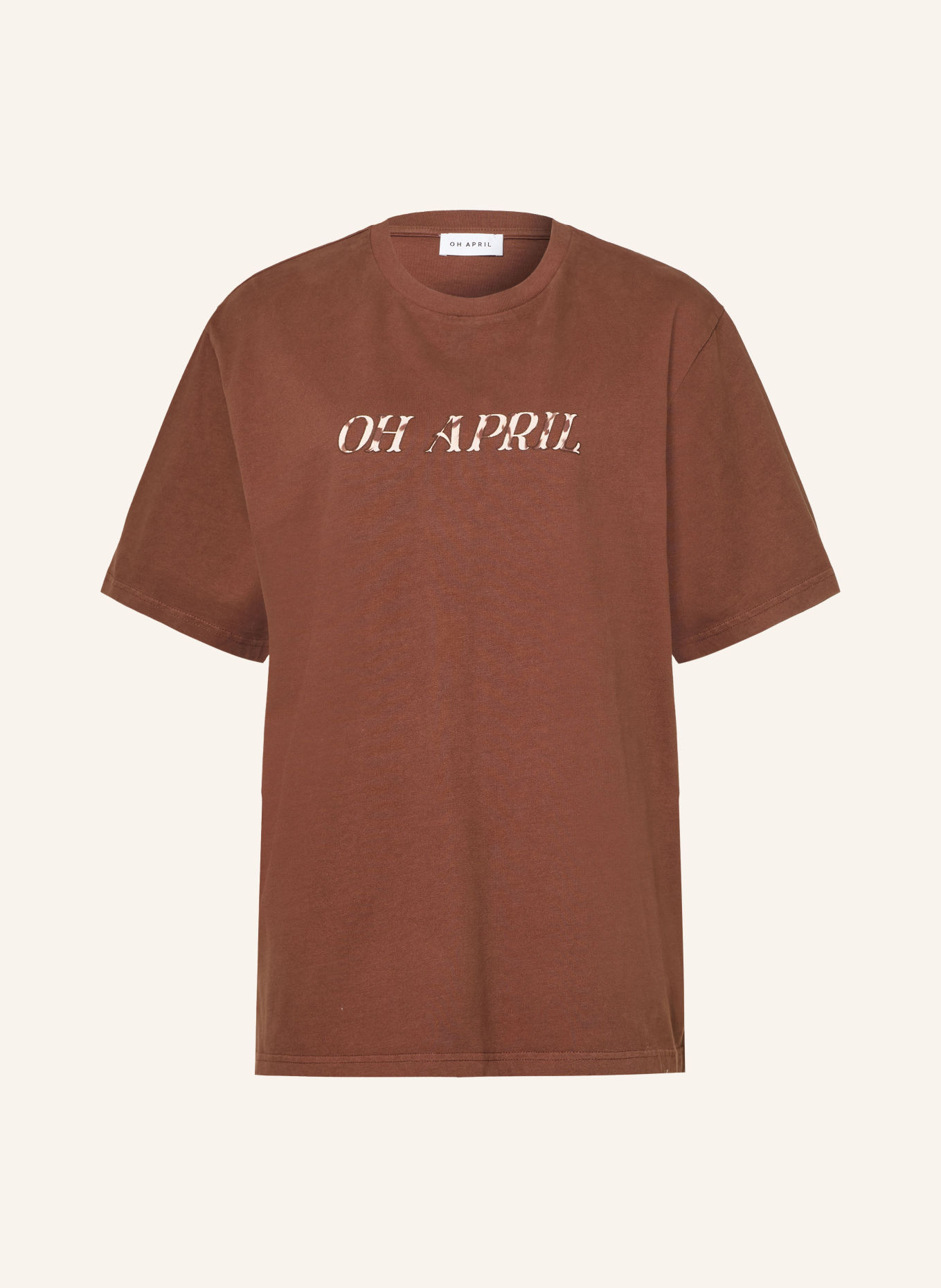 OH APRIL COWGIRL T-shirt: DARK BROWN