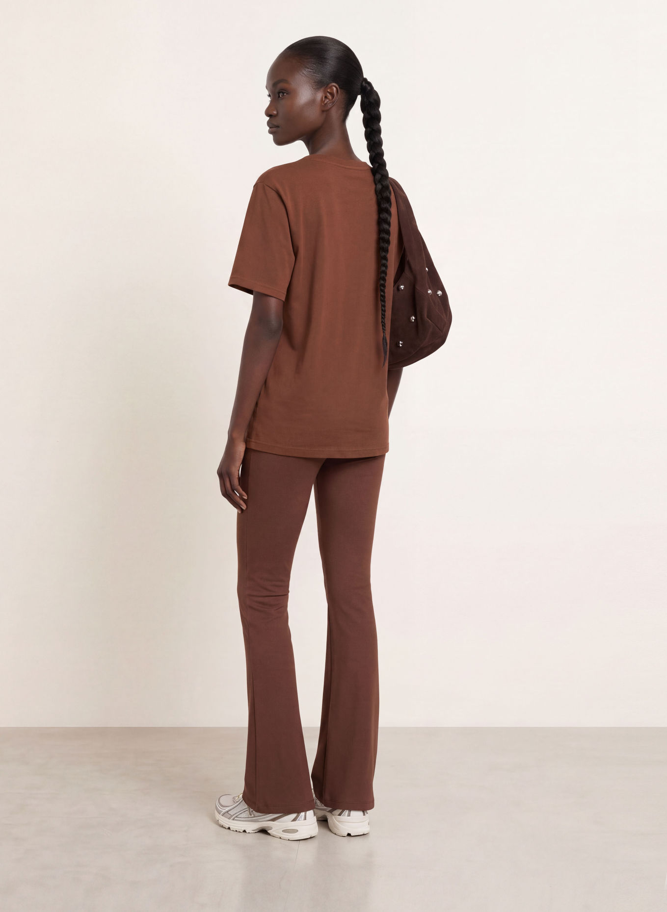 OH APRIL COWGIRL T-shirt: DARK BROWN