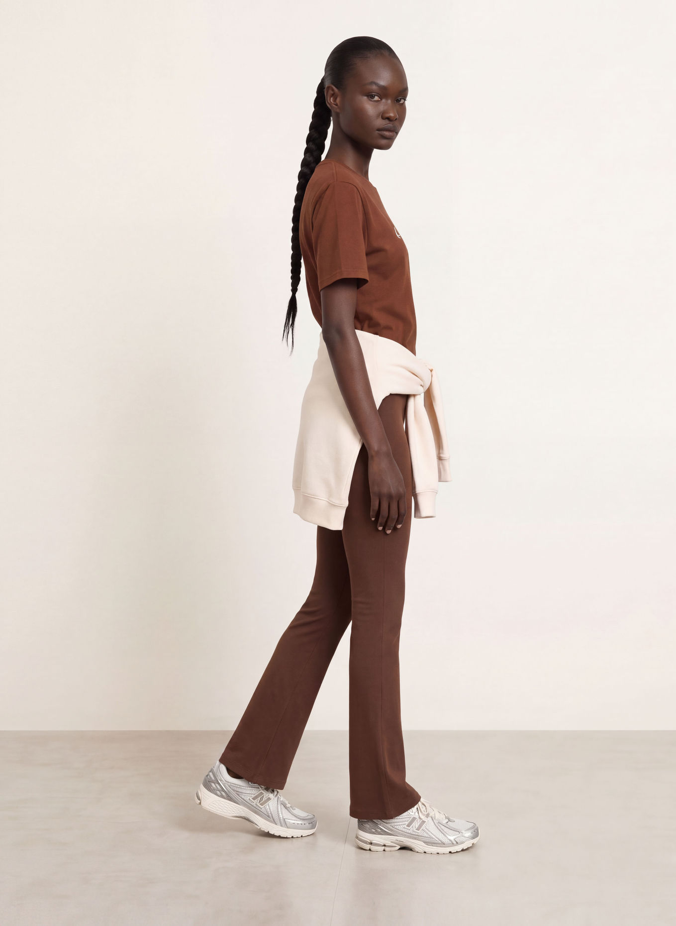 OH APRIL COWGIRL T-shirt: DARK BROWN
