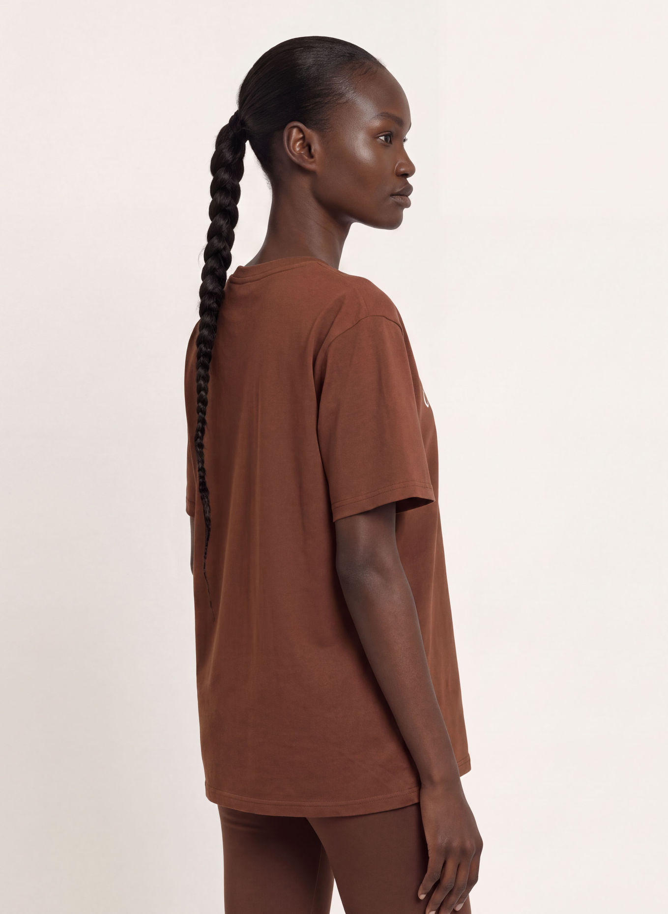 OH APRIL COWGIRL T-shirt: DARK BROWN