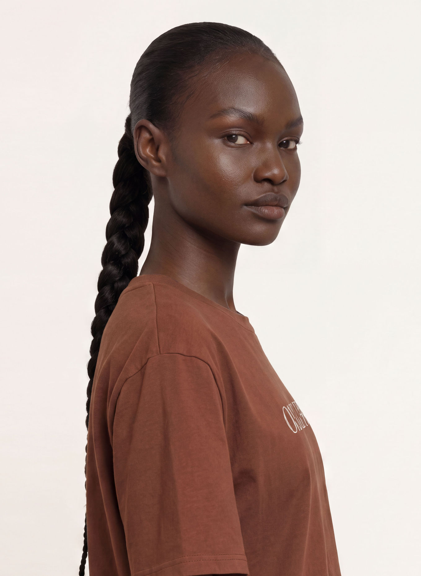 OH APRIL COWGIRL T-shirt: DARK BROWN