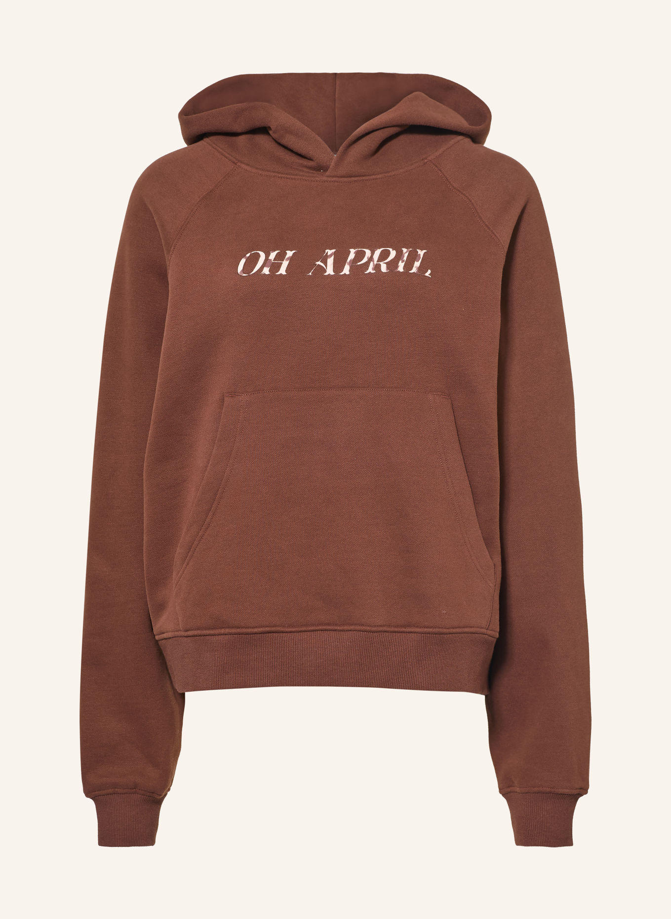OH APRIL COWGIRL Hoodie: BROWN